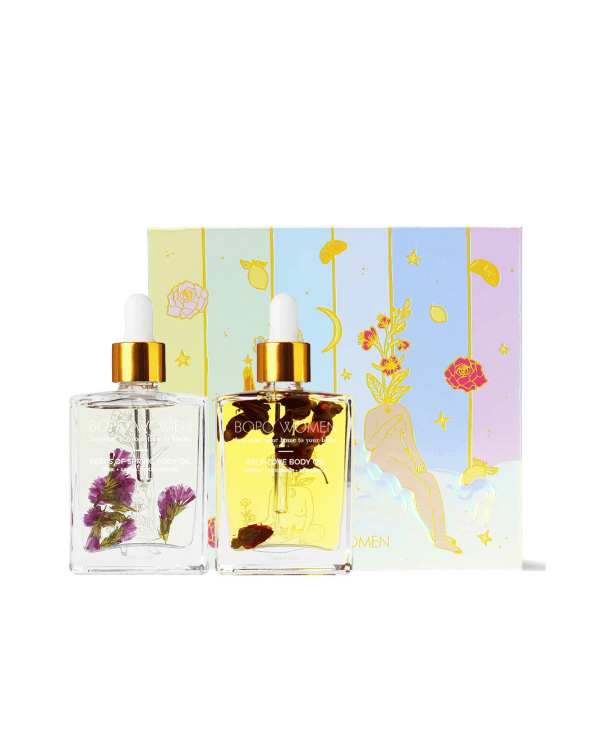 Floral fling body oil duo by Bopo Women