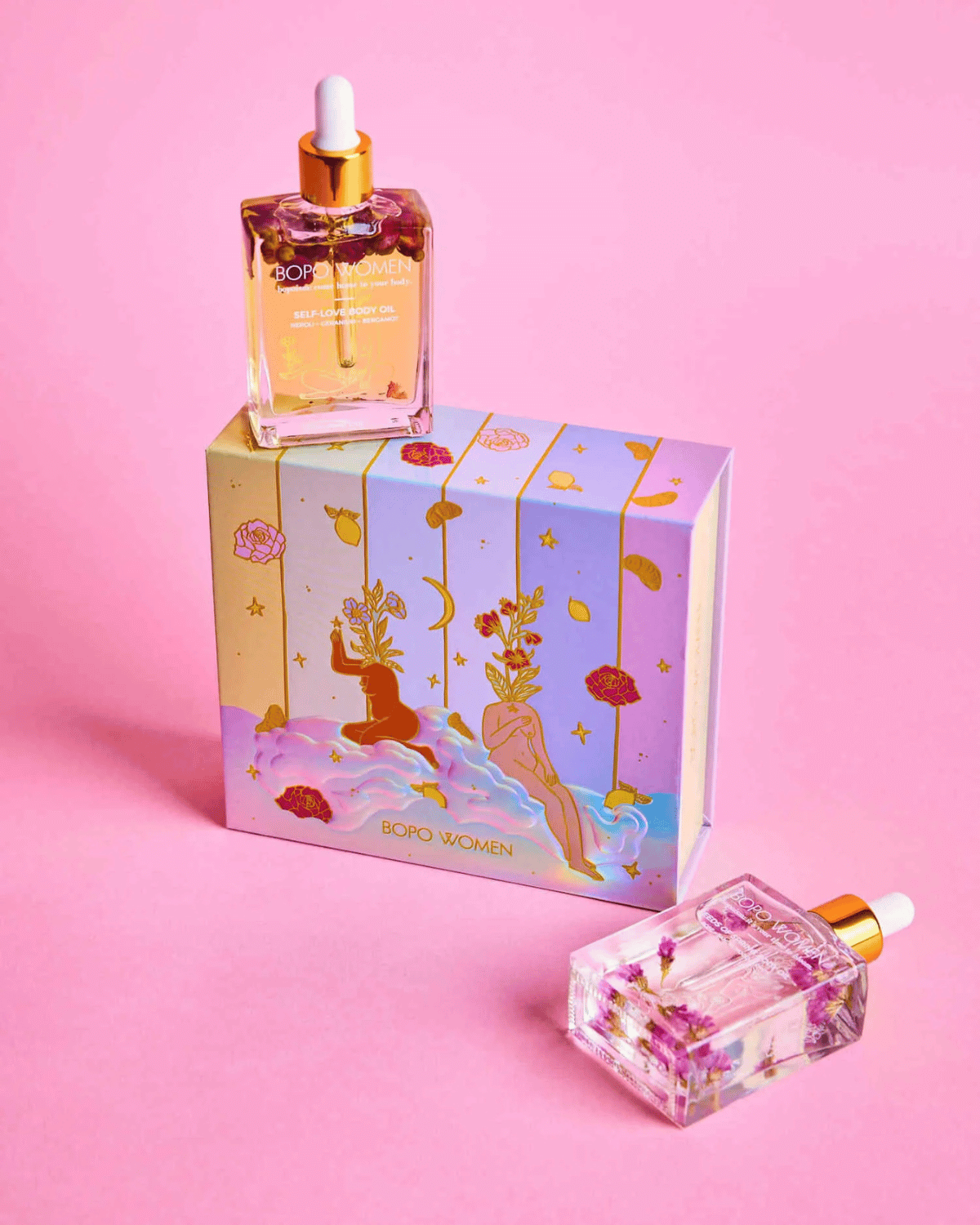 Floral fling body oil duo by Bopo Women