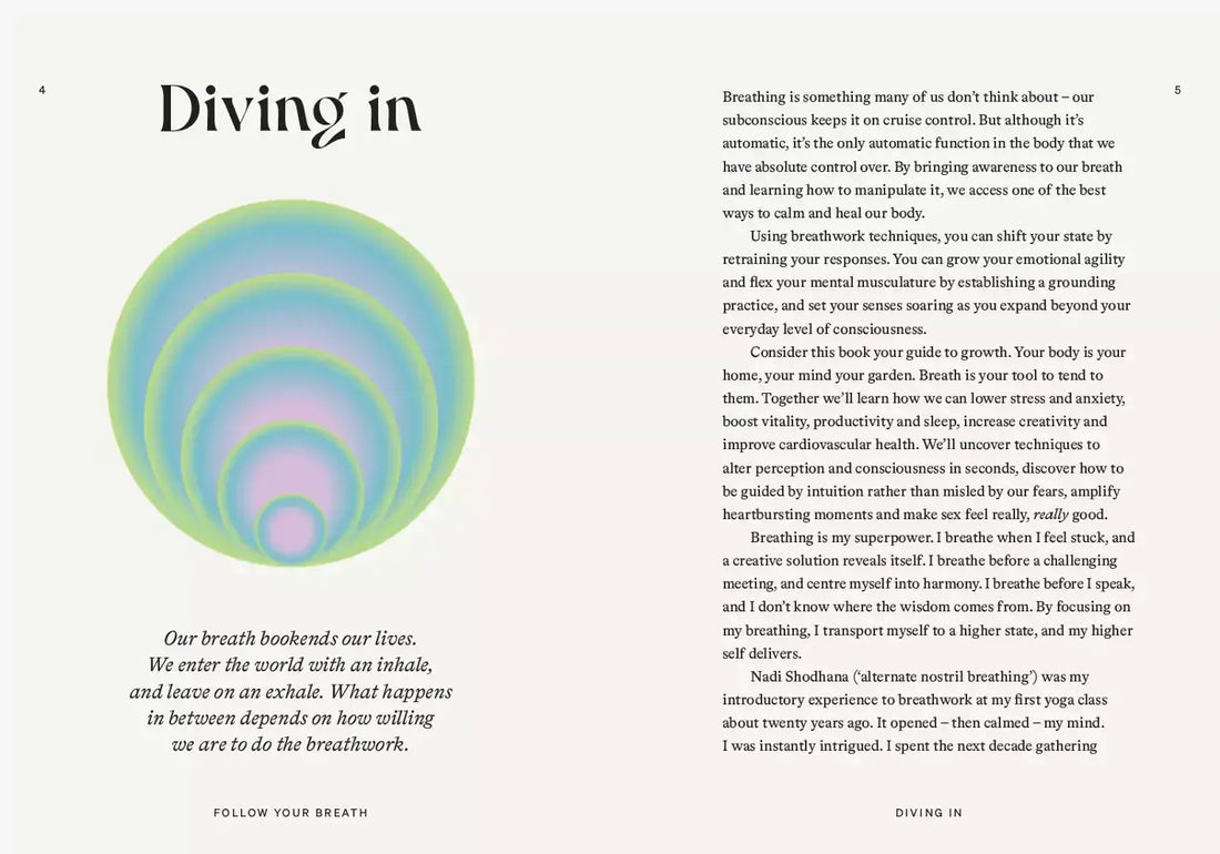 Follow Your Breath. Transform Yourself Through Breathwork by Emma Power and Jenna Meade