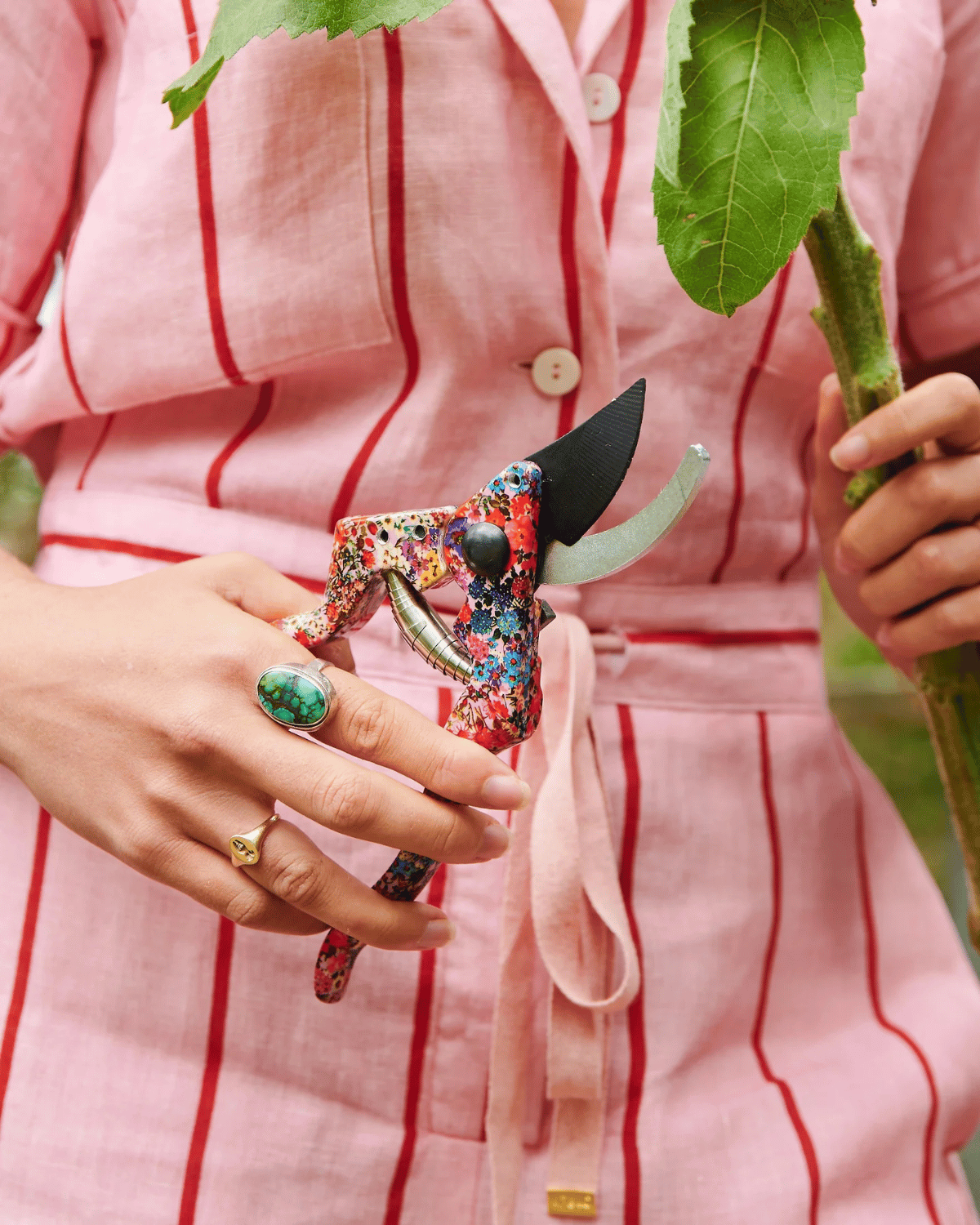 Kip&amp;Co Forever Floral Lilac Garden Secateurs and Gloves Set