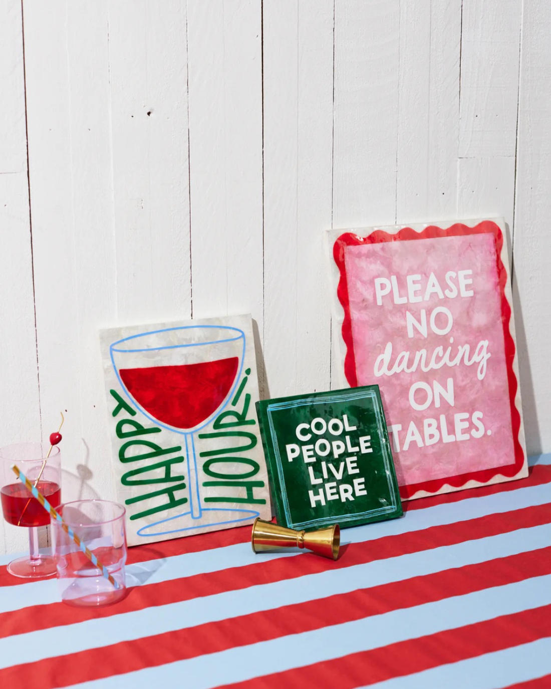 Fun House Dancing Tile Wall Art by Jones &amp; Co 