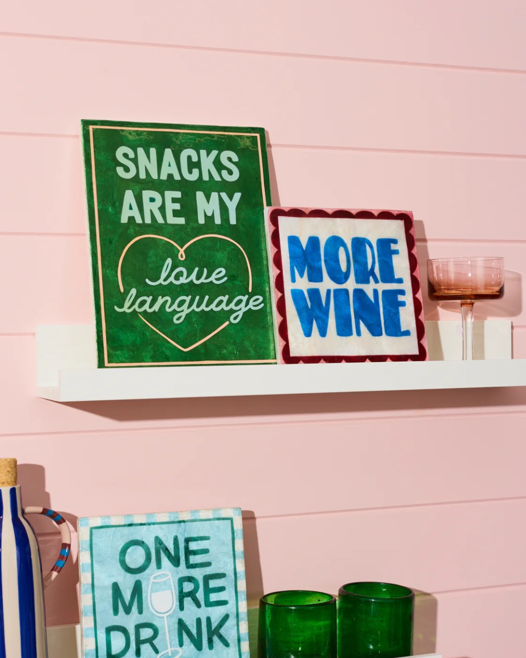 Fun House More Wine Wall Tile by Jones &amp; Co