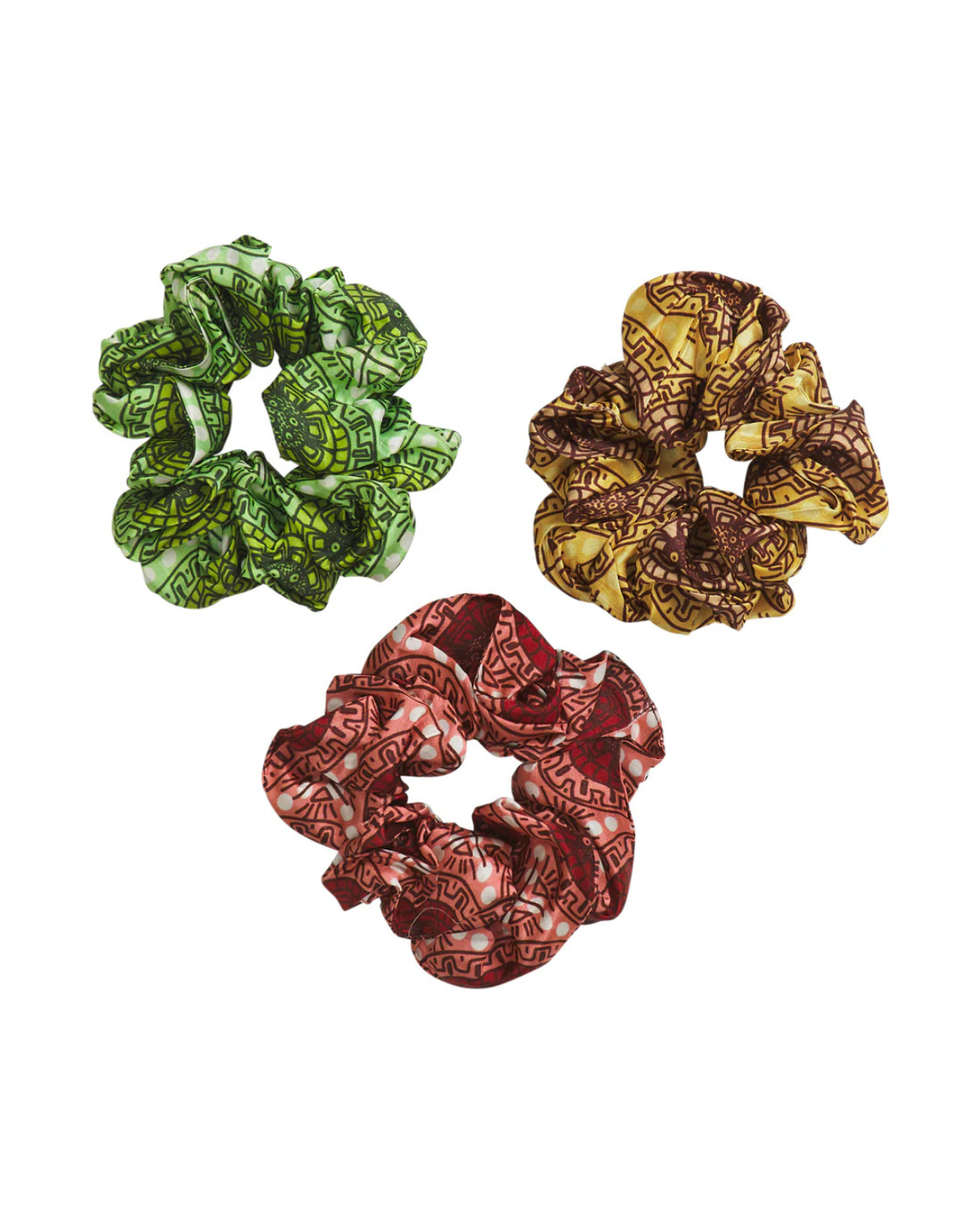 Gabriella Silk Scrunchie Set by Sage & Clare
