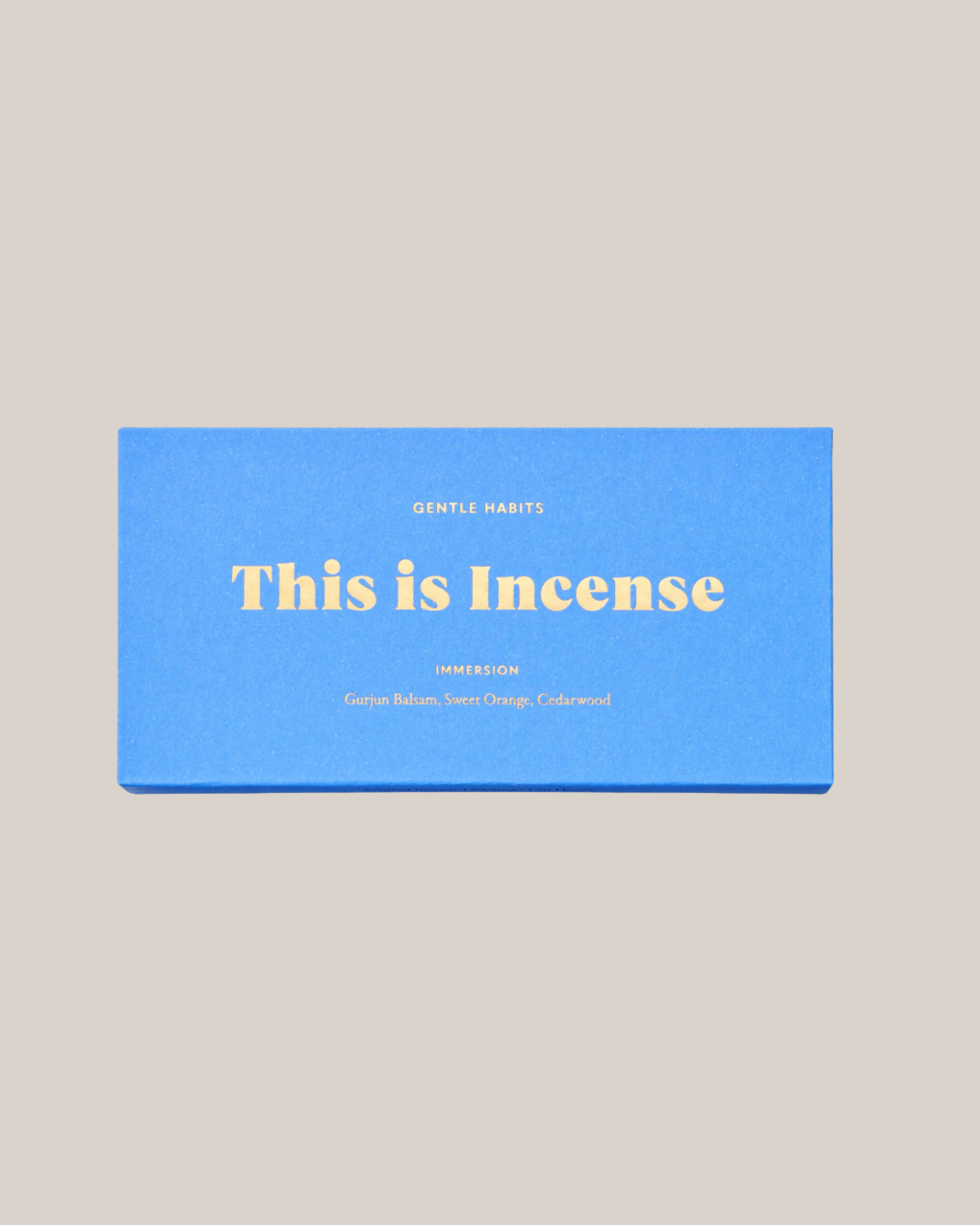 This is Incense by Gentle Habits - Immersion