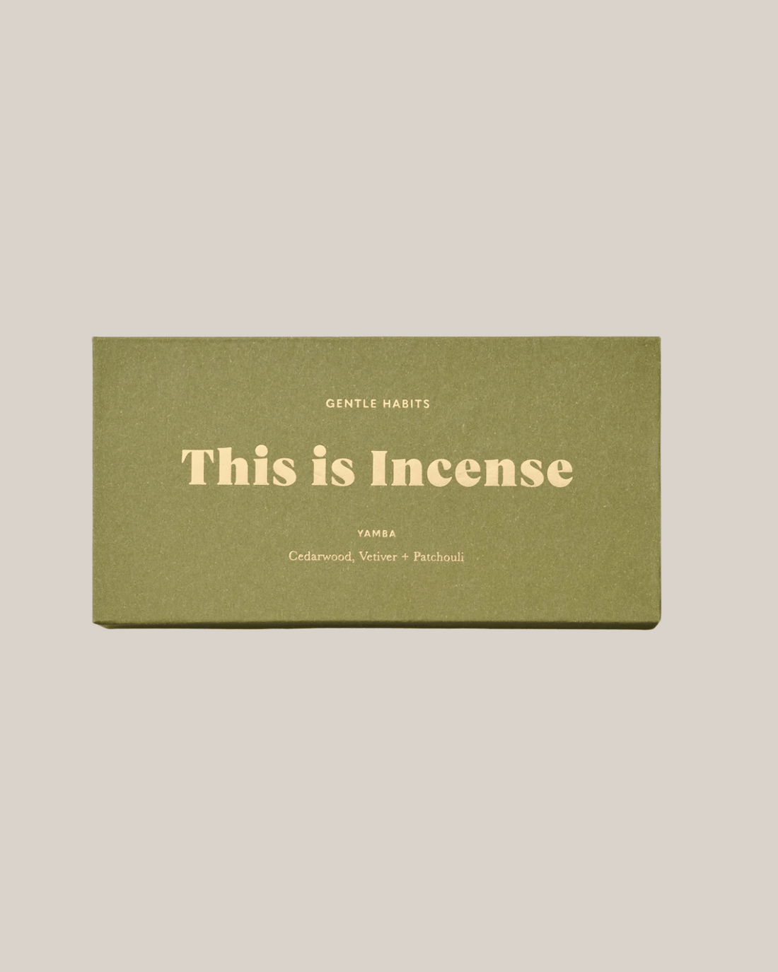 This is Incense by Gentle Habits - Yamba