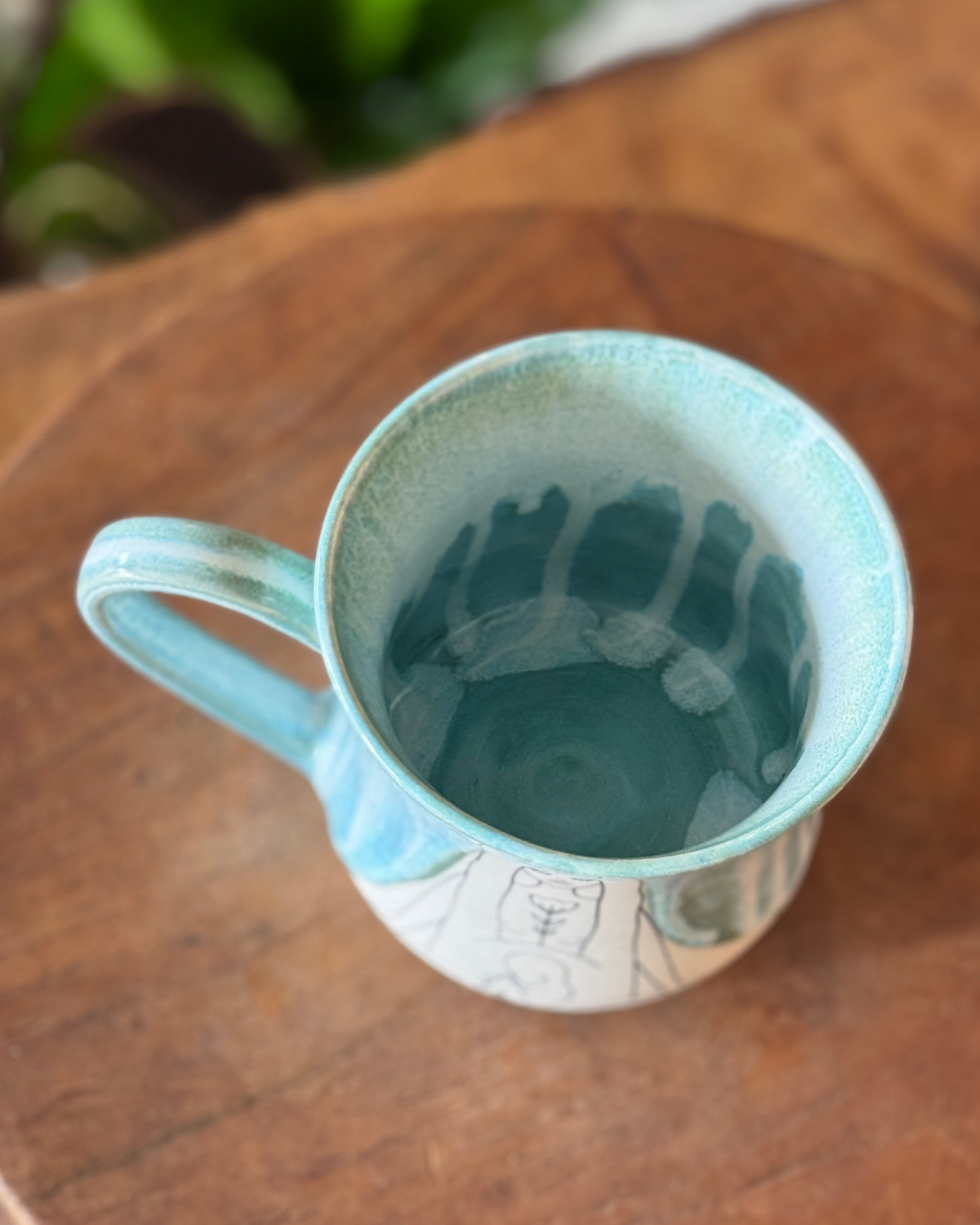 OAS Clay Creative Goddess Mama Mug - Ocean
