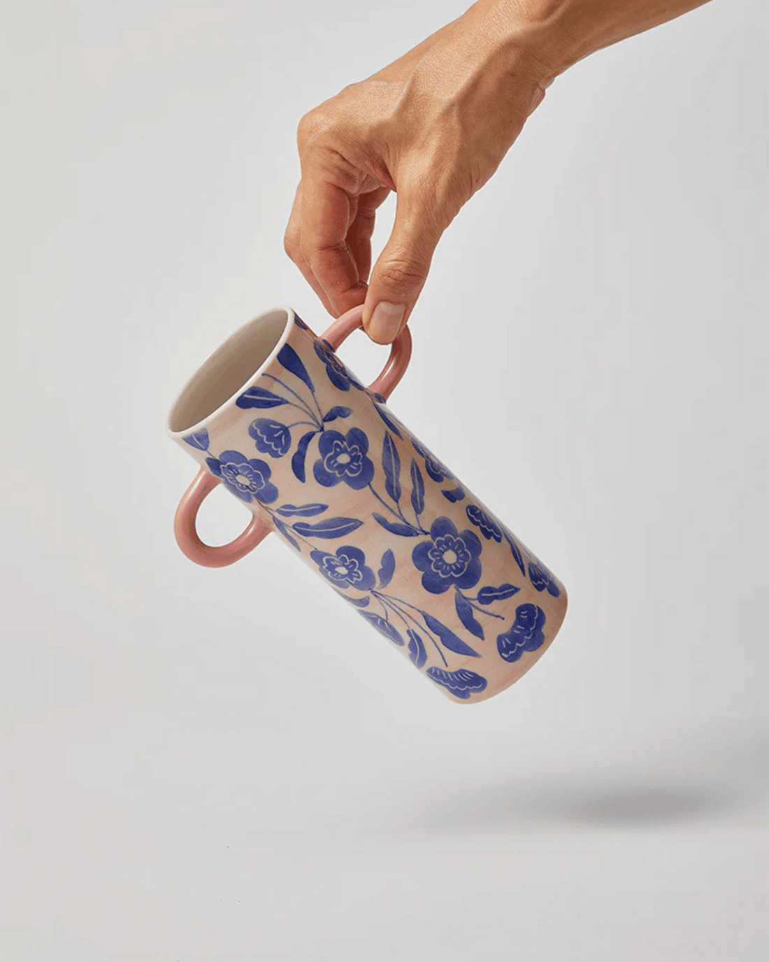 Griffe Blue Floral Bud Vase by Jones &amp; Co 