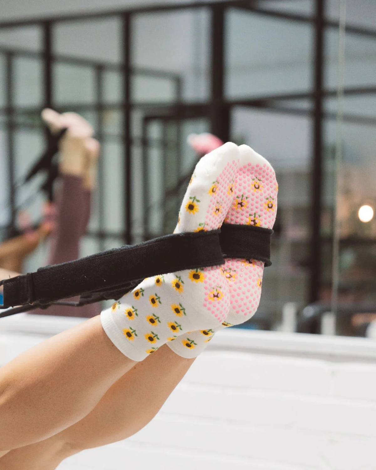 Sunflower Pilates Grip Socks 
