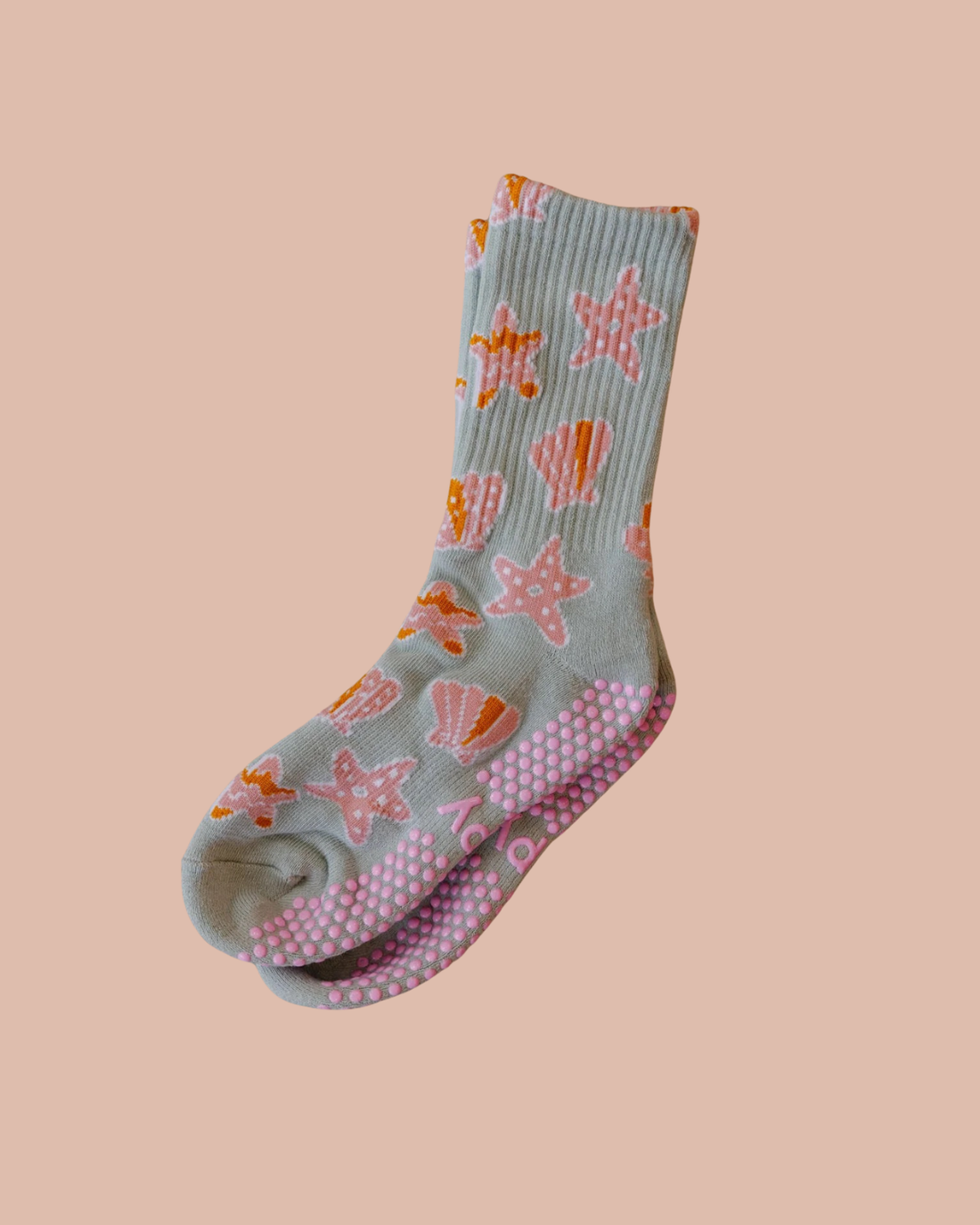 Take Me To The Sea Pilates Grip Socks - Grippy x Lulu Pawlik Collab