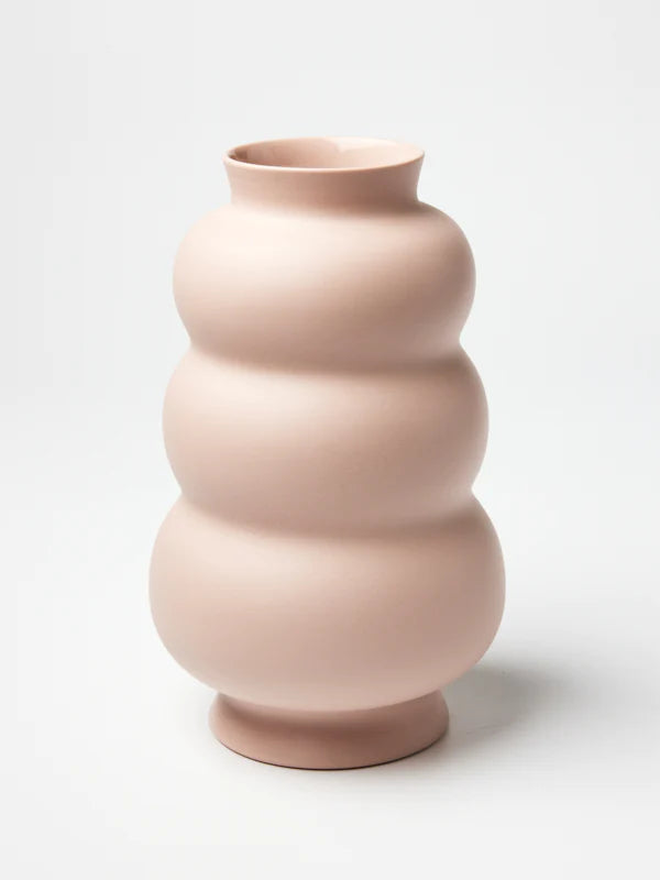 Happy Vase Triple Marshmellow by Jones &amp; Co