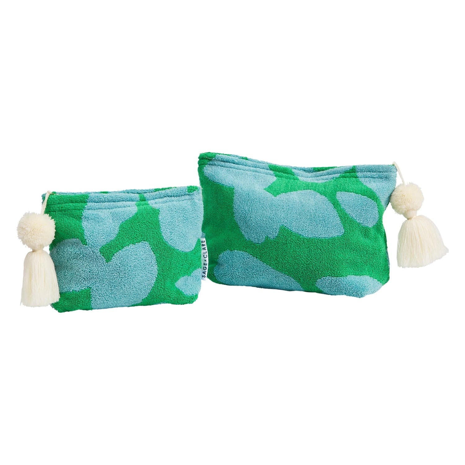 Hermosa Terry Pouch - Hydrangea by Sage &amp; Clare