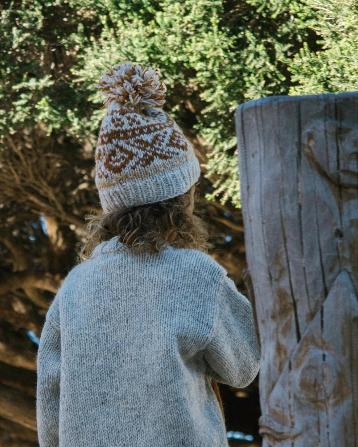 kids reef beanie - amber