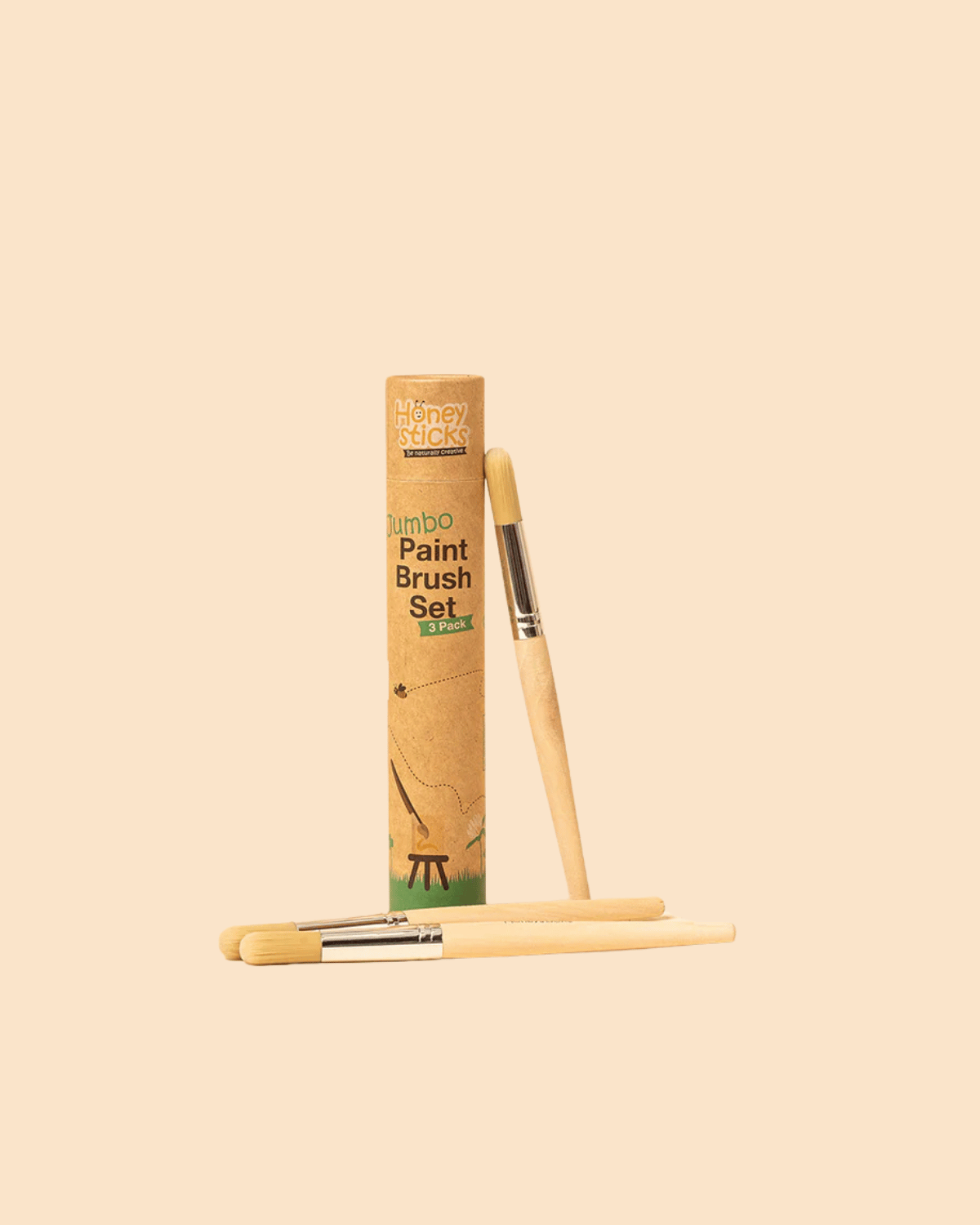 Honeysticks Jumbo Paint Brush Set  for Kids