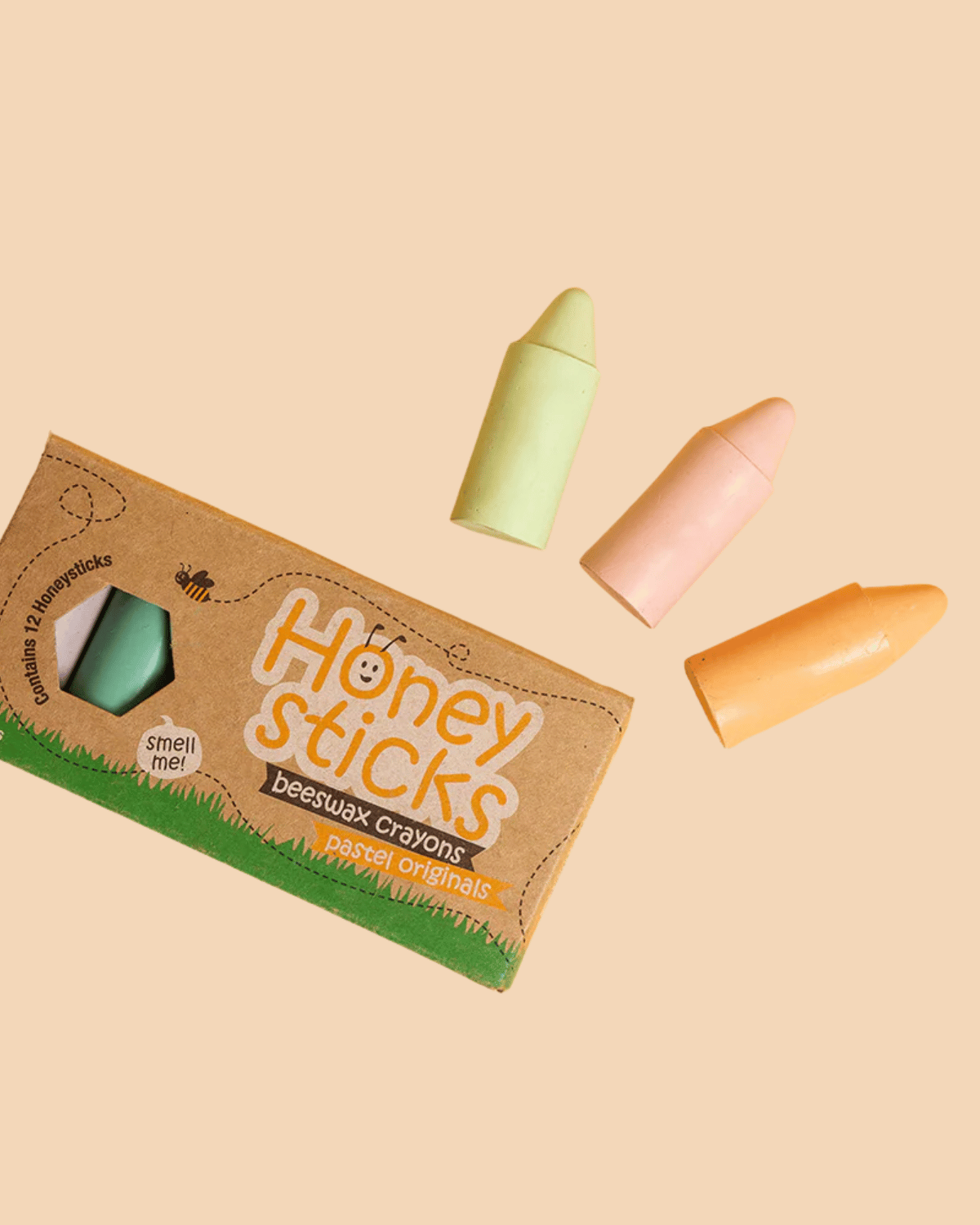 Honeysticks Originals - Natural Beeswax Crayons (Pastel)