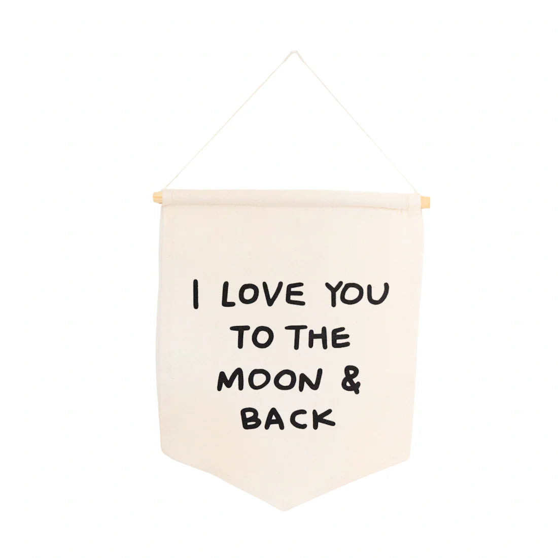 Imani Collective &quot;I Love You To The Moon and Back&quot; Canvas Wall Hanging