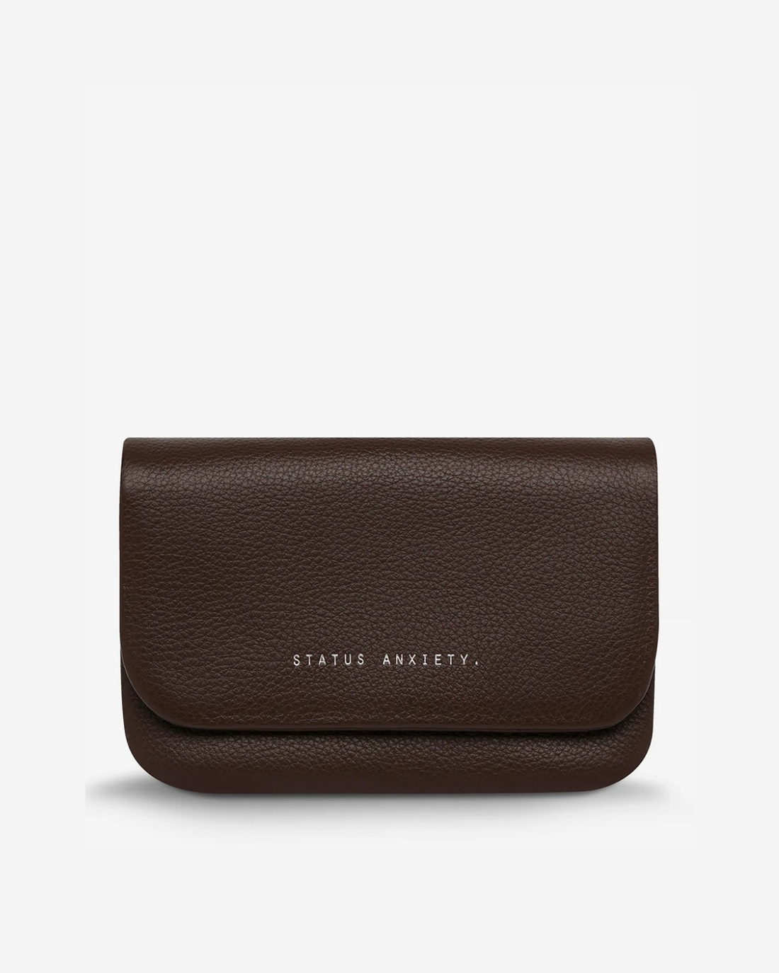 Status Anxiety Impermanent Leather Wallet - Cocoa 