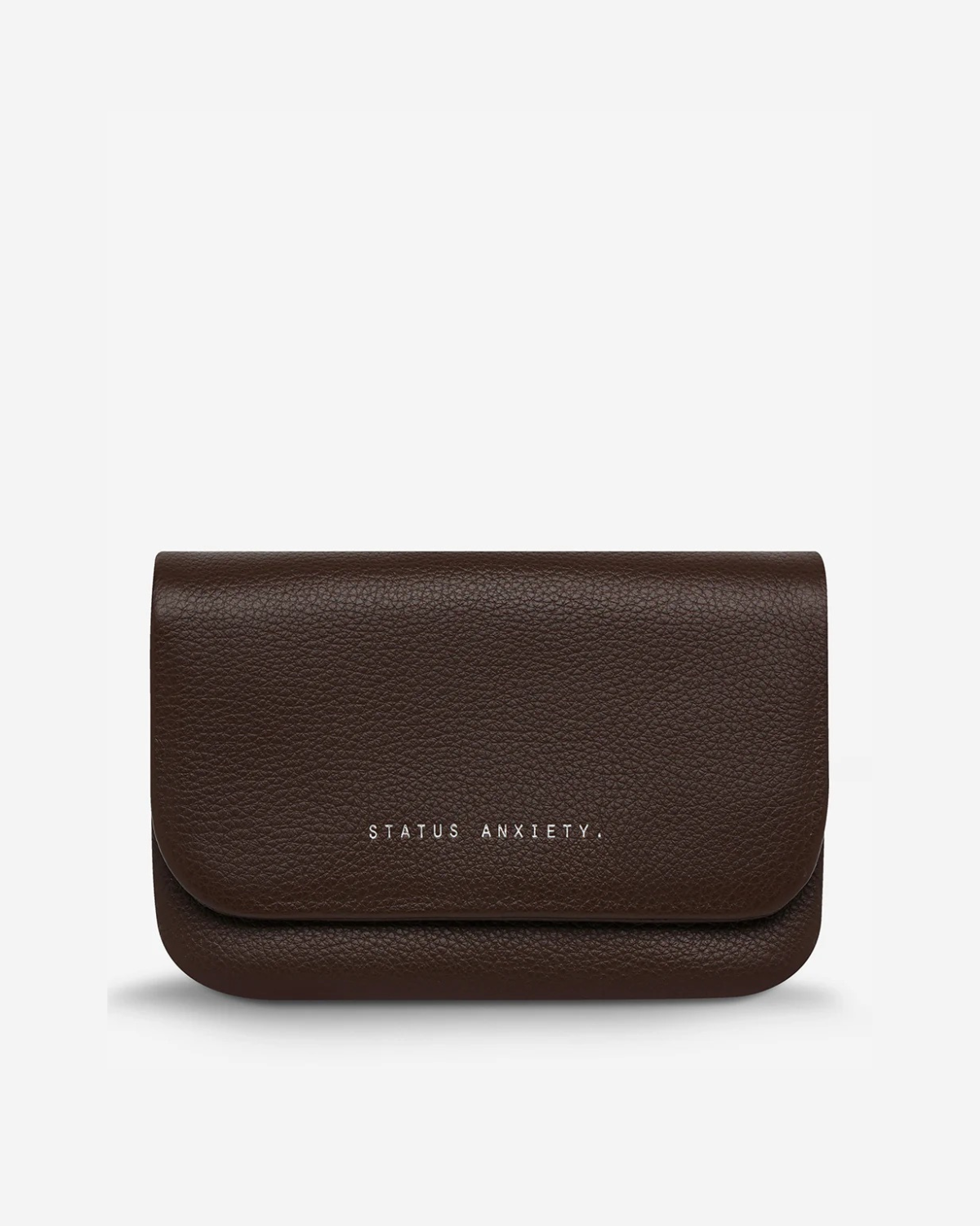 Status Anxiety Impermanent Leather Wallet - Cocoa 
