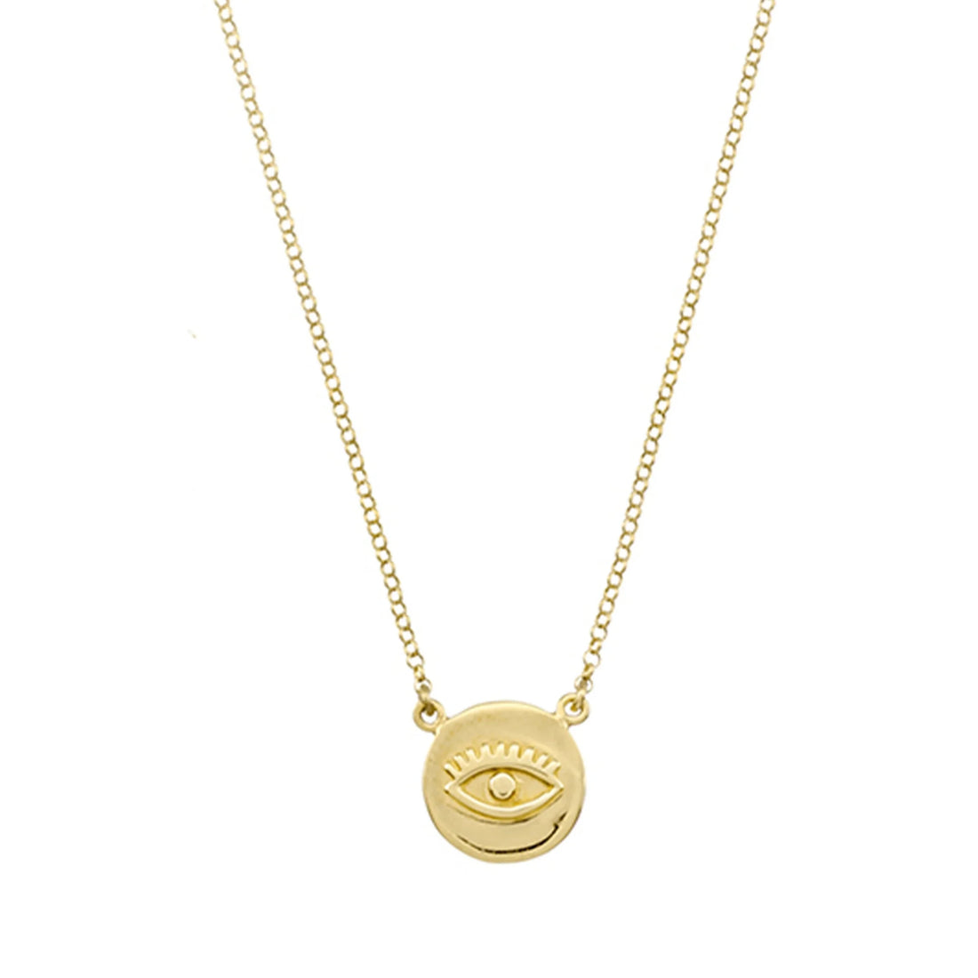 Krystle Knight Jewellery Inner Wisdom Necklace - Mini Evil Eye (Gold)