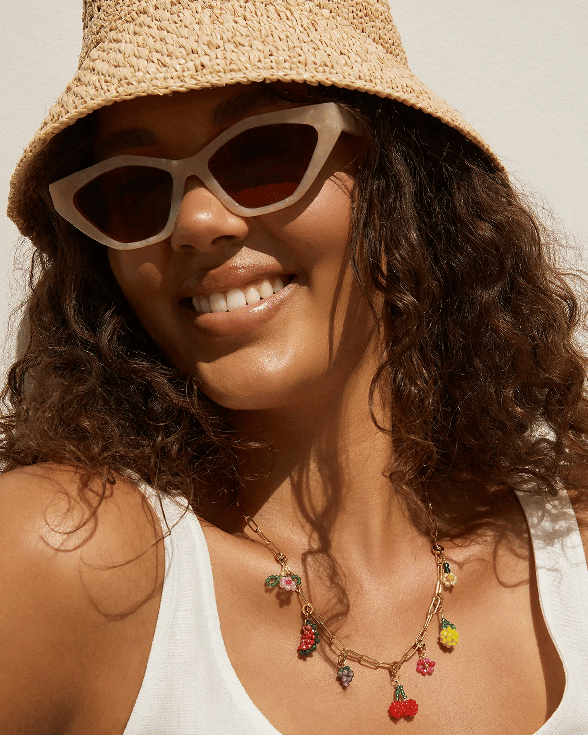 Jagger Sunglasses - Cream Marle by Arms of Eve