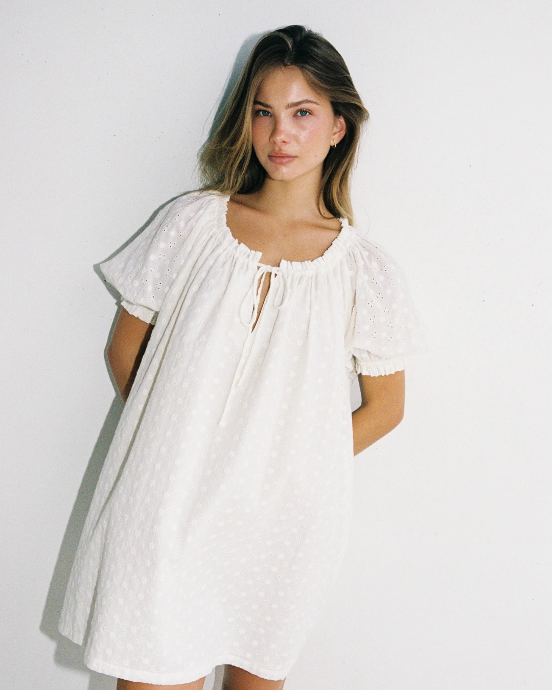 Jasmine Mini Dress - Salt by Juni 