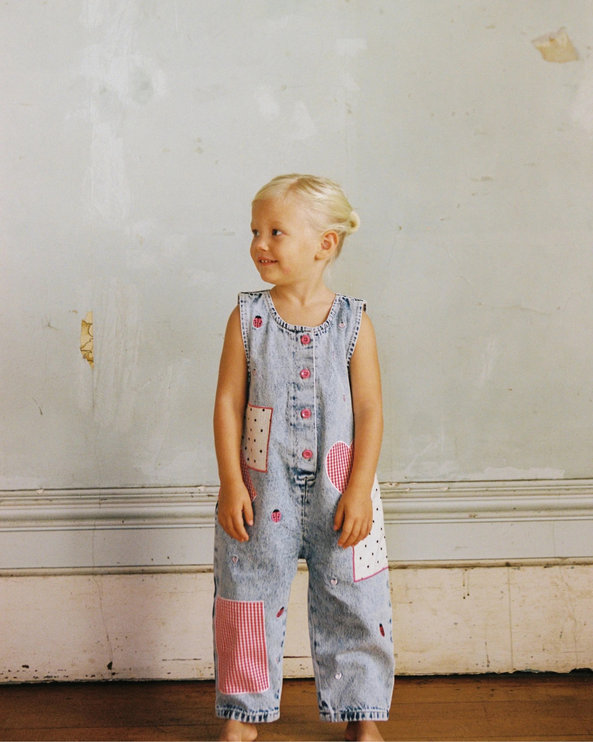 JNR Charlie Overalls - Lovebug by Juni 