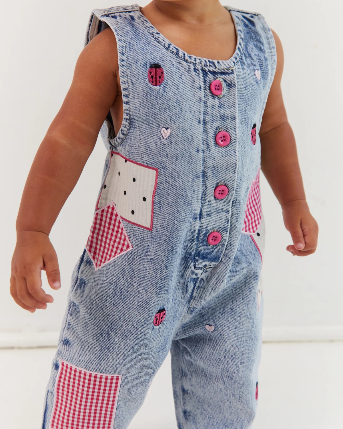 JNR Charlie Overalls - Lovebug by Juni 