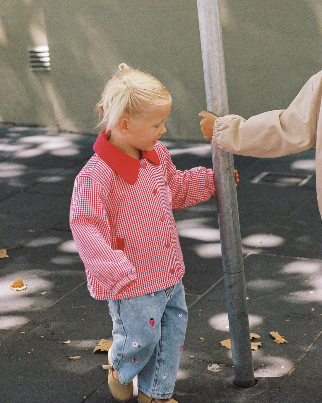 JNR Sienna Padded Jacket - Raspberry Gingham