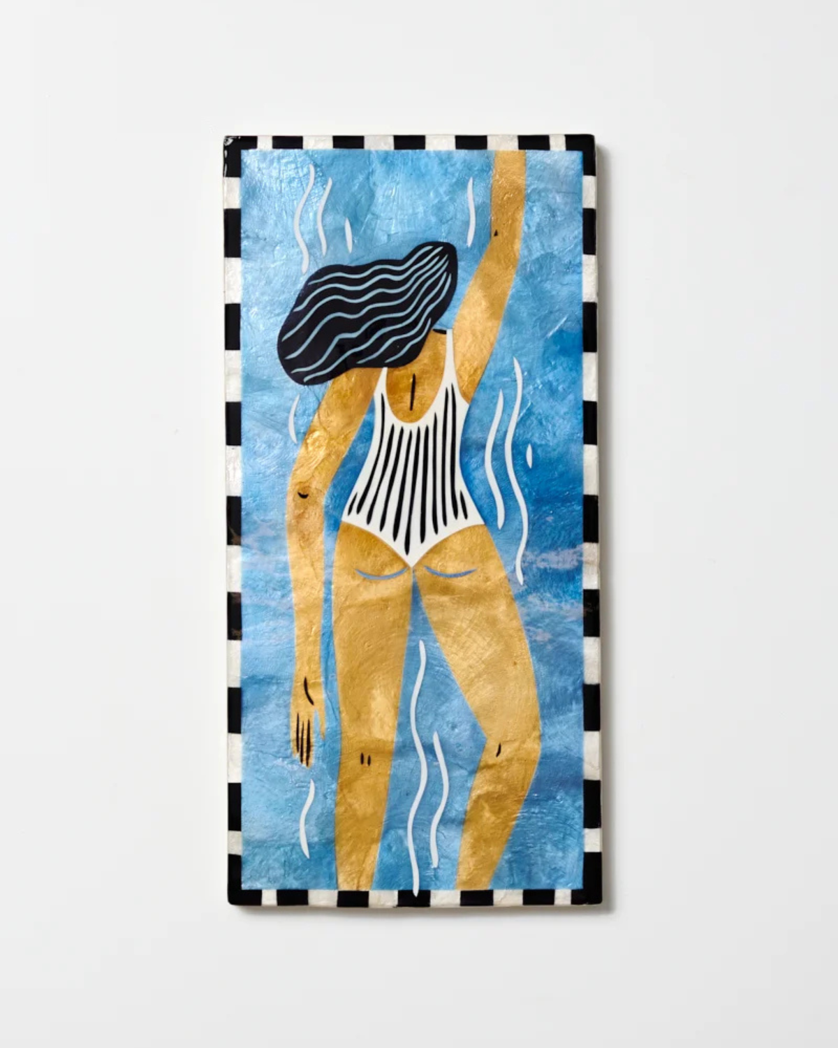 Beach Day Wall Art Tile Swim by Jones &amp; Co