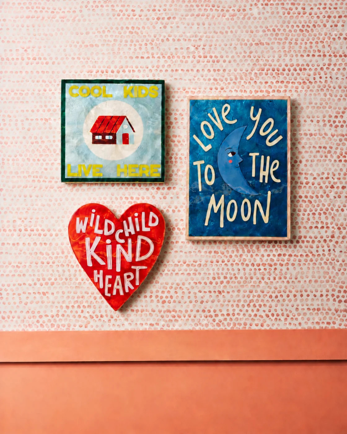 Fun House Tile - Love You to the Moon by Jones &amp; Co 