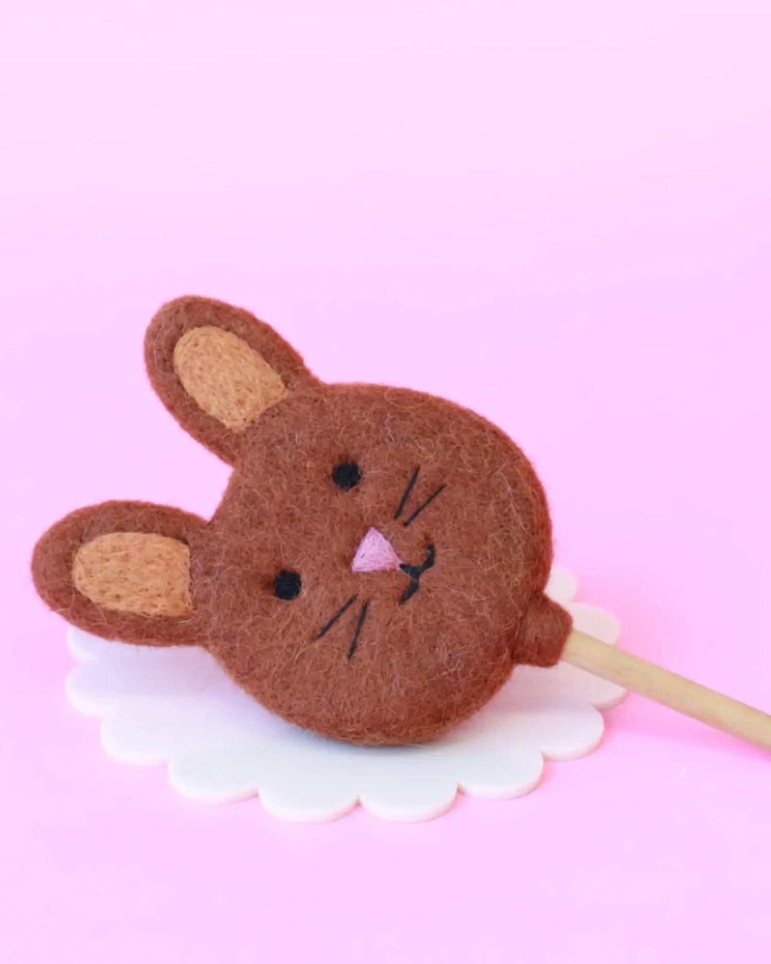 Felt Bunny Lollipop