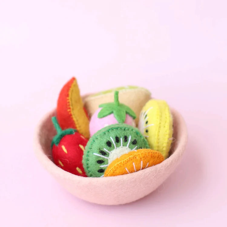 Tutti Fruity Fruit salad sets - choose your bowl colour - 9 pce set