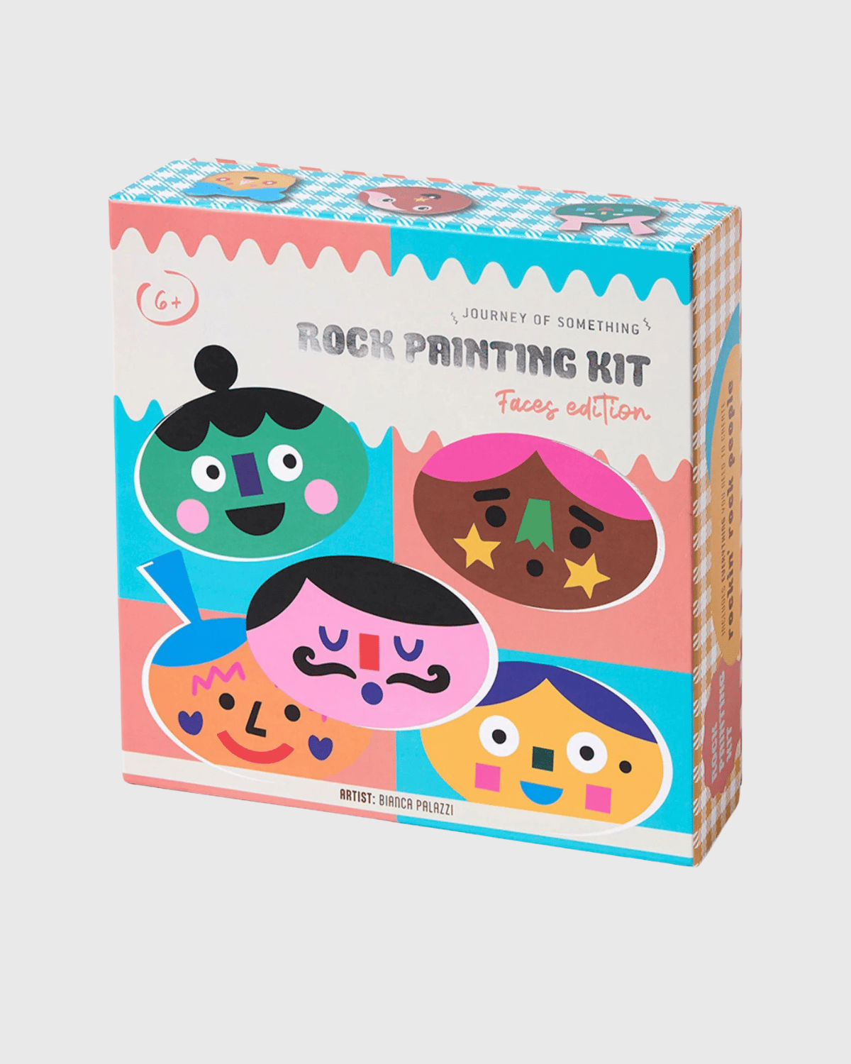 Kids Rock Painting Kit - Cool Faces Edition by Journey of Something