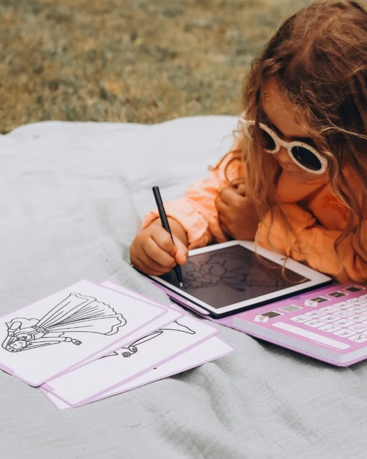 Kidydraw Mini Drawing Tablet - Princesses Around The World