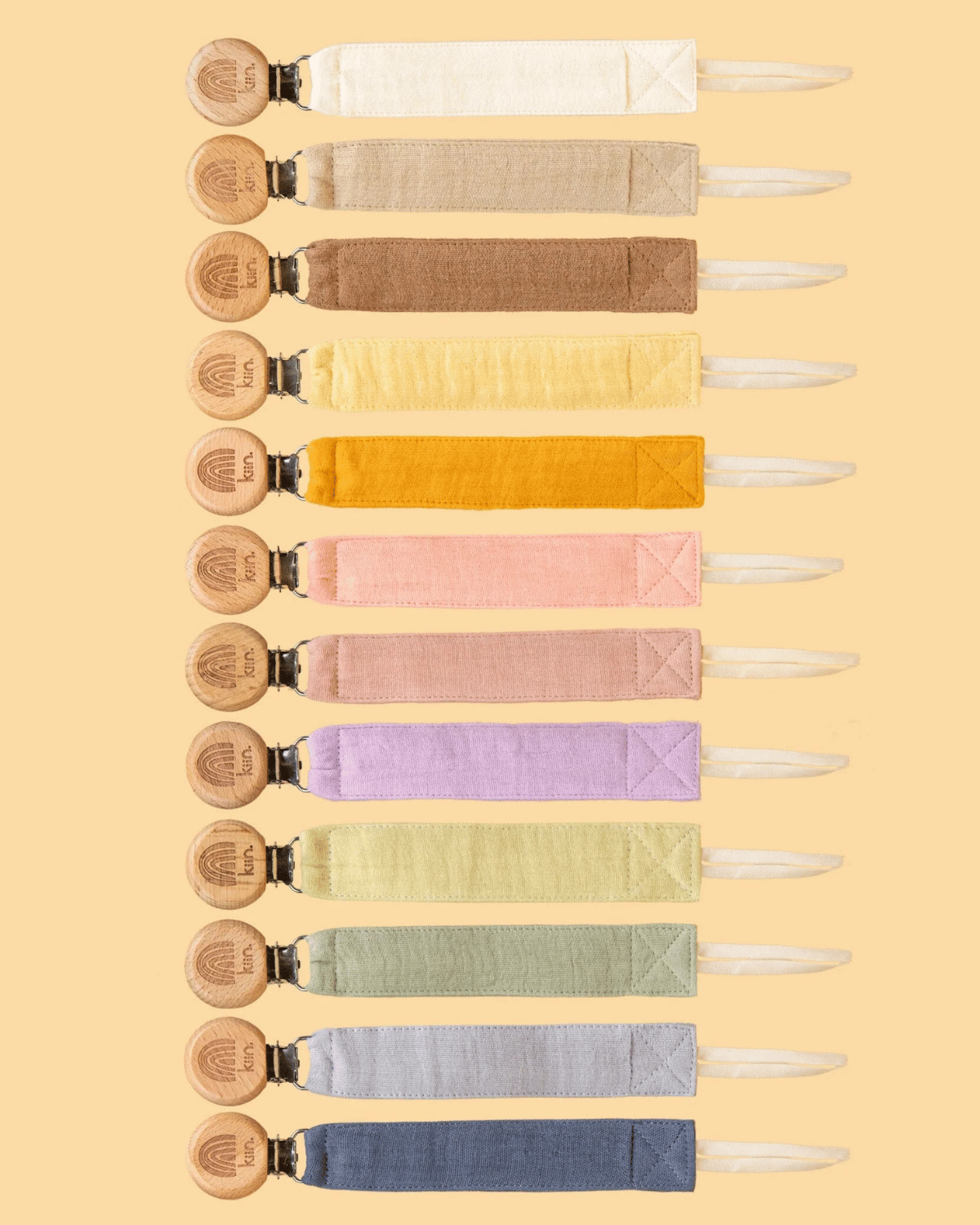 Cotton Dummy Clip in Blush by Kiin Baby ✨