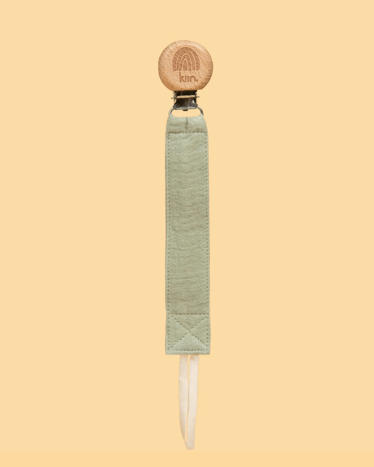 Cotton Dummy Clip in Sage by Kiin Baby ✨