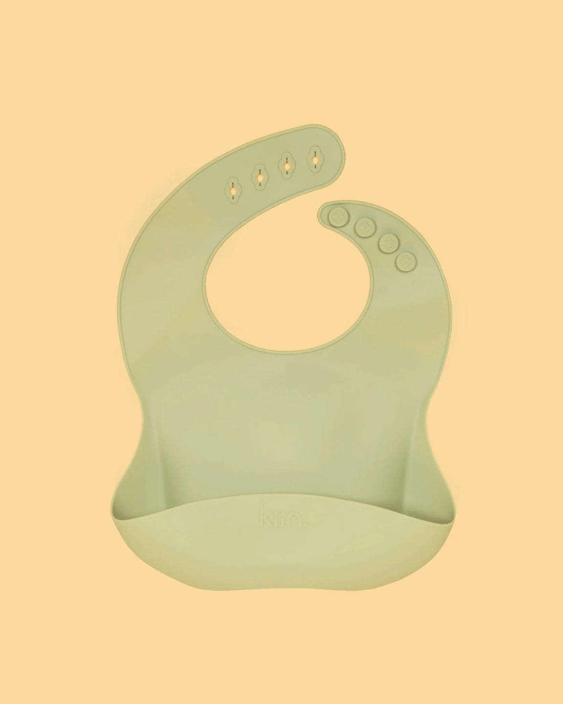 Silicone Bib in Sage by Kiin Baby✨