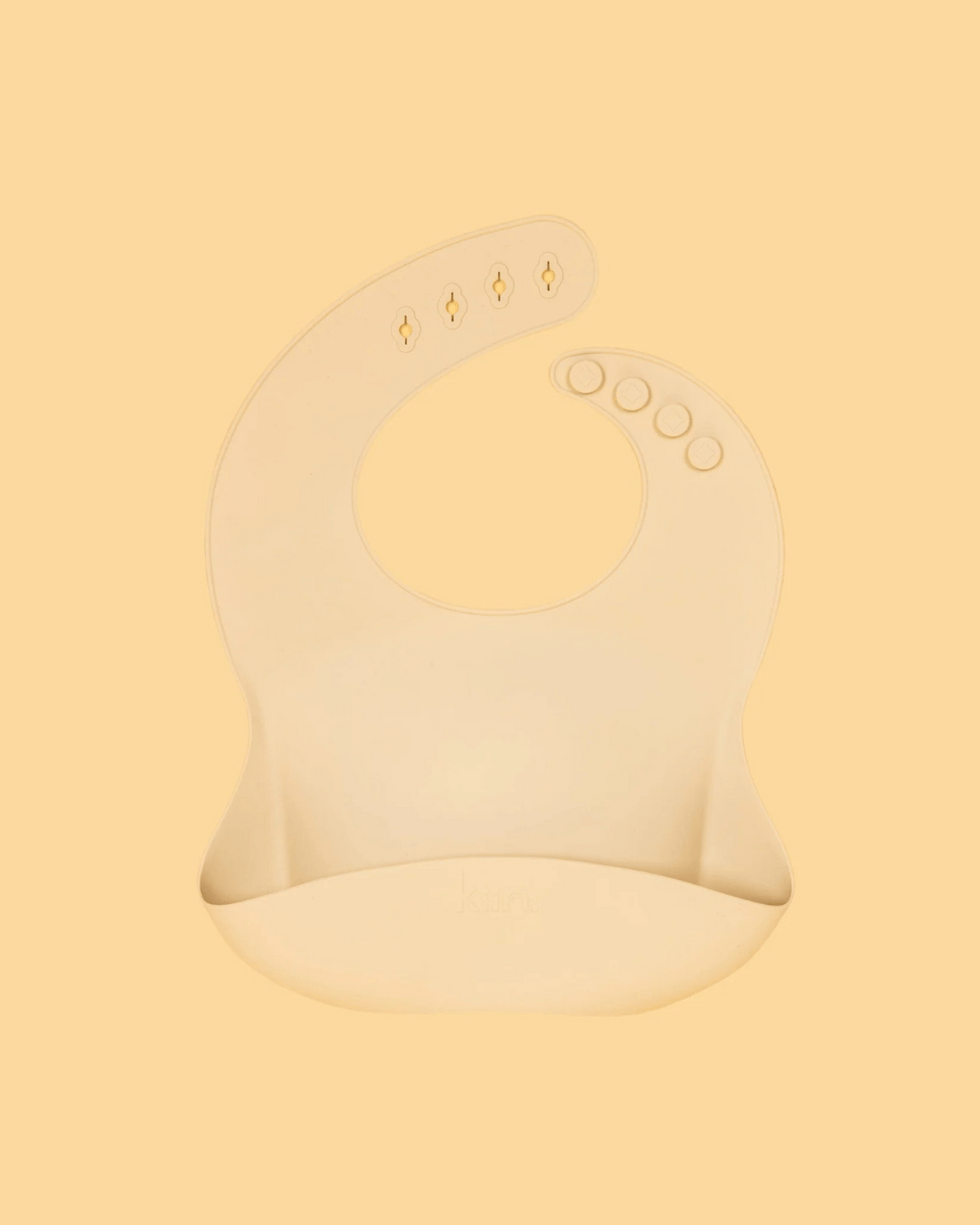 Silicone Bib in vanilla by Kiin Baby✨