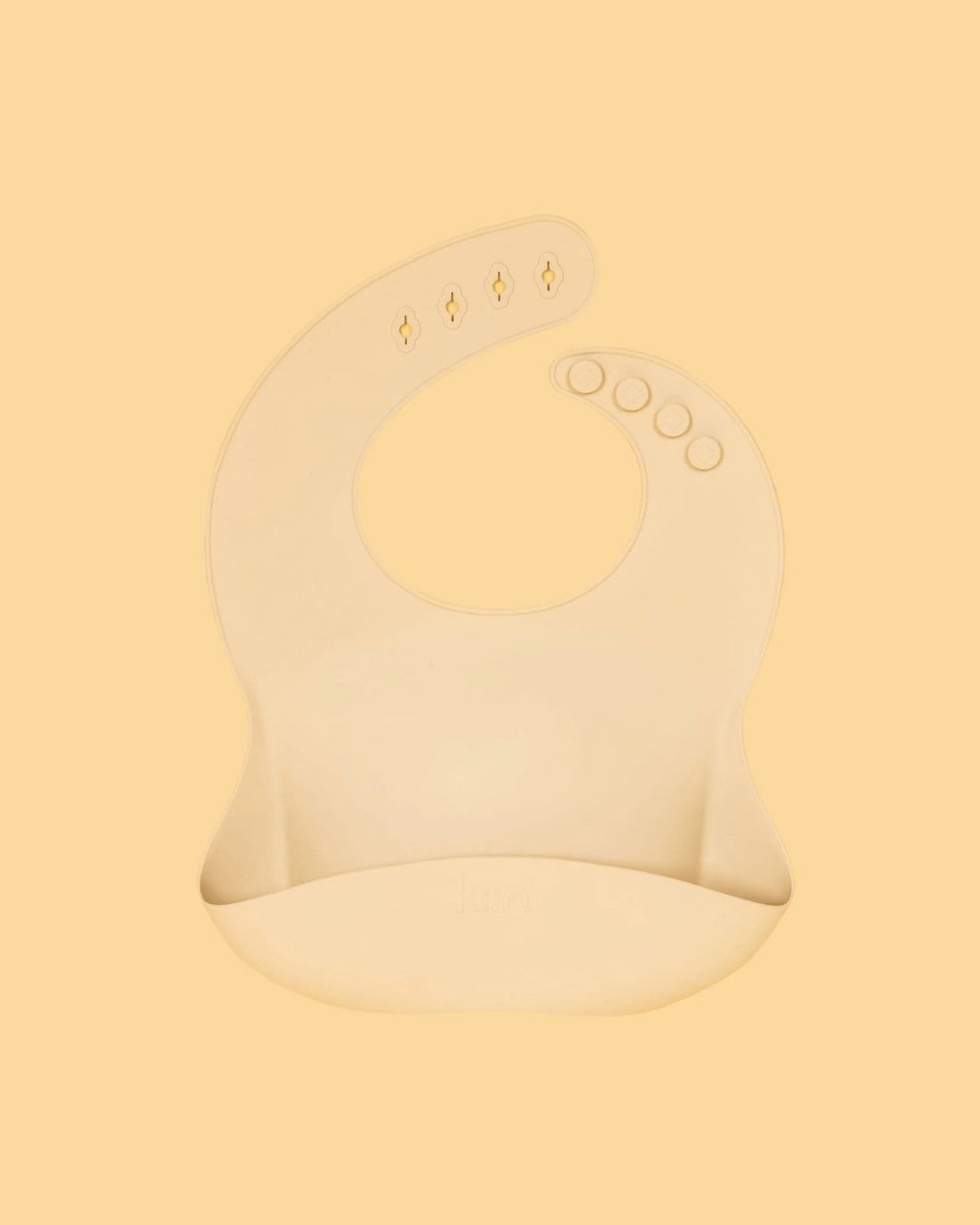 Silicone Bib in vanilla by Kiin Baby✨