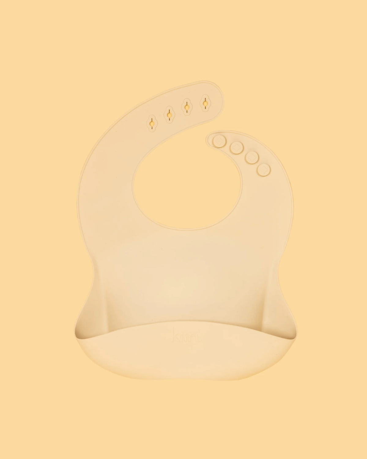 Silicone Bib in vanilla by Kiin Baby✨