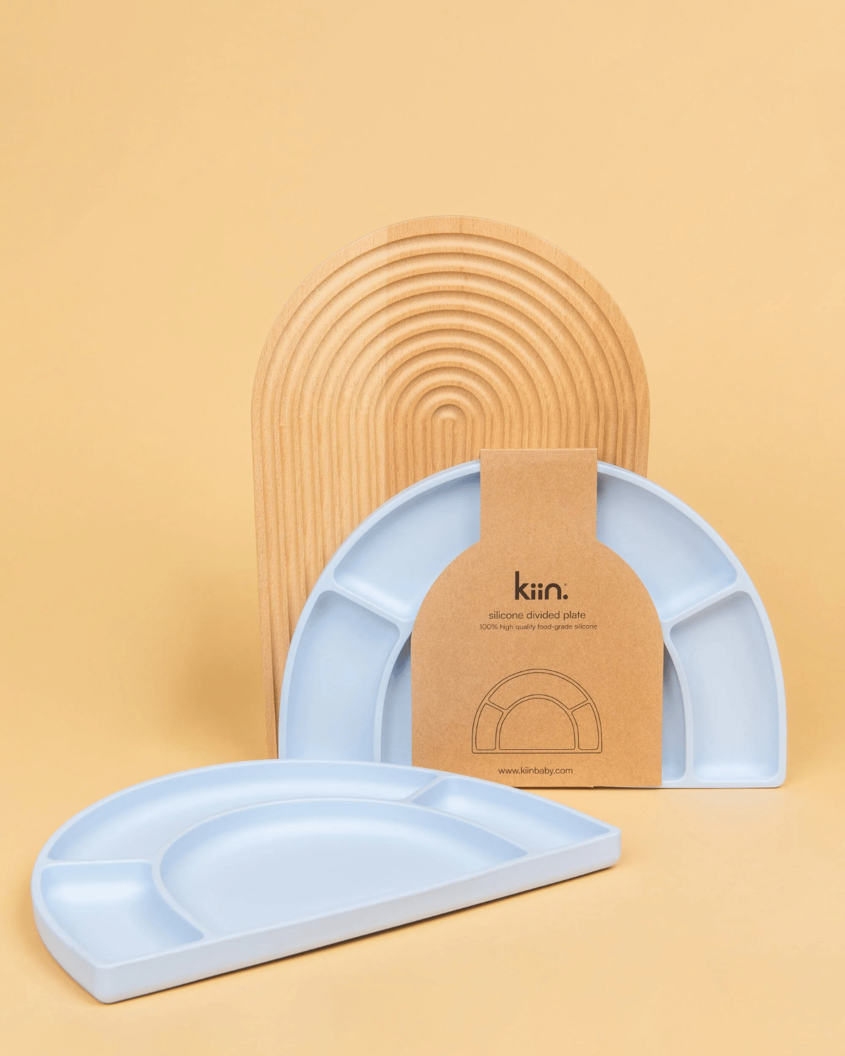 Silicone Divided Plate - Pastel Sky by Kiin