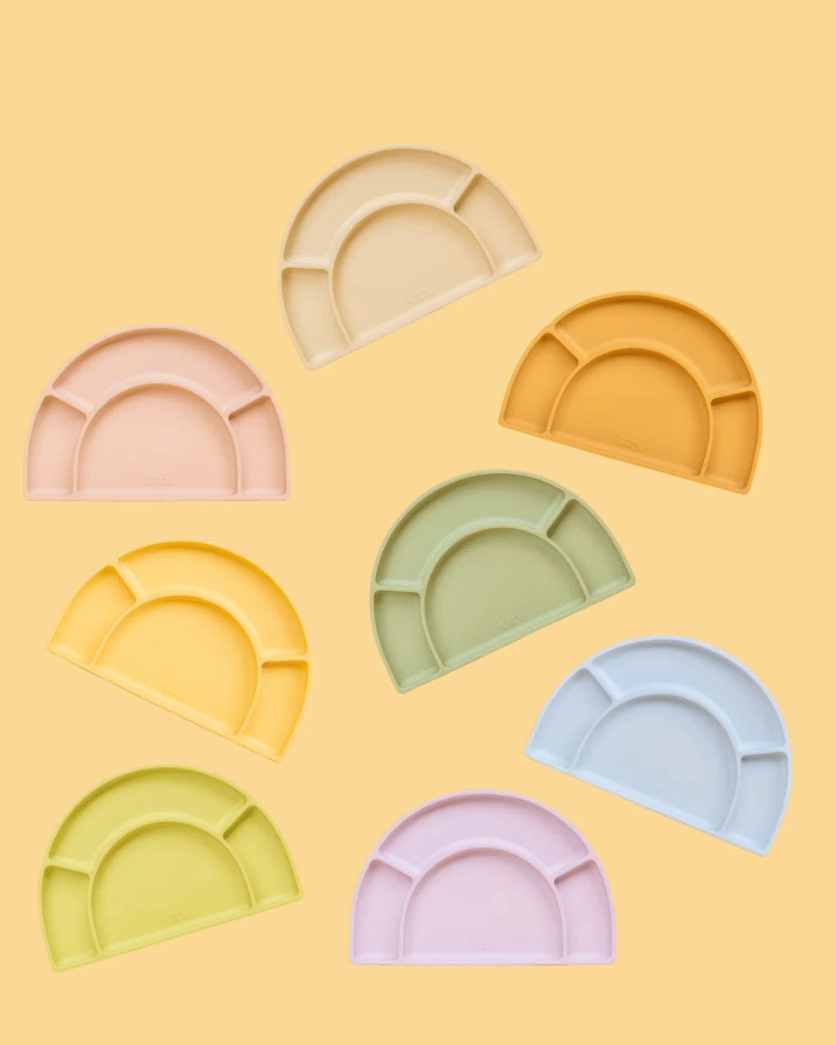 Silicone Divided Plate - Pastel Sky by Kiin ✨