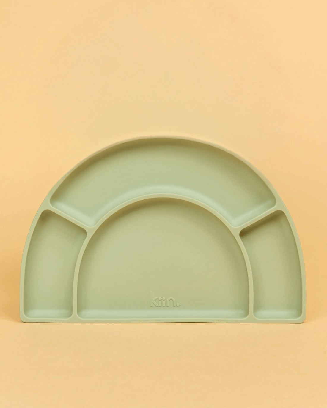 Suction Bottom Silicone Divided Plate - Sage by Kiin 