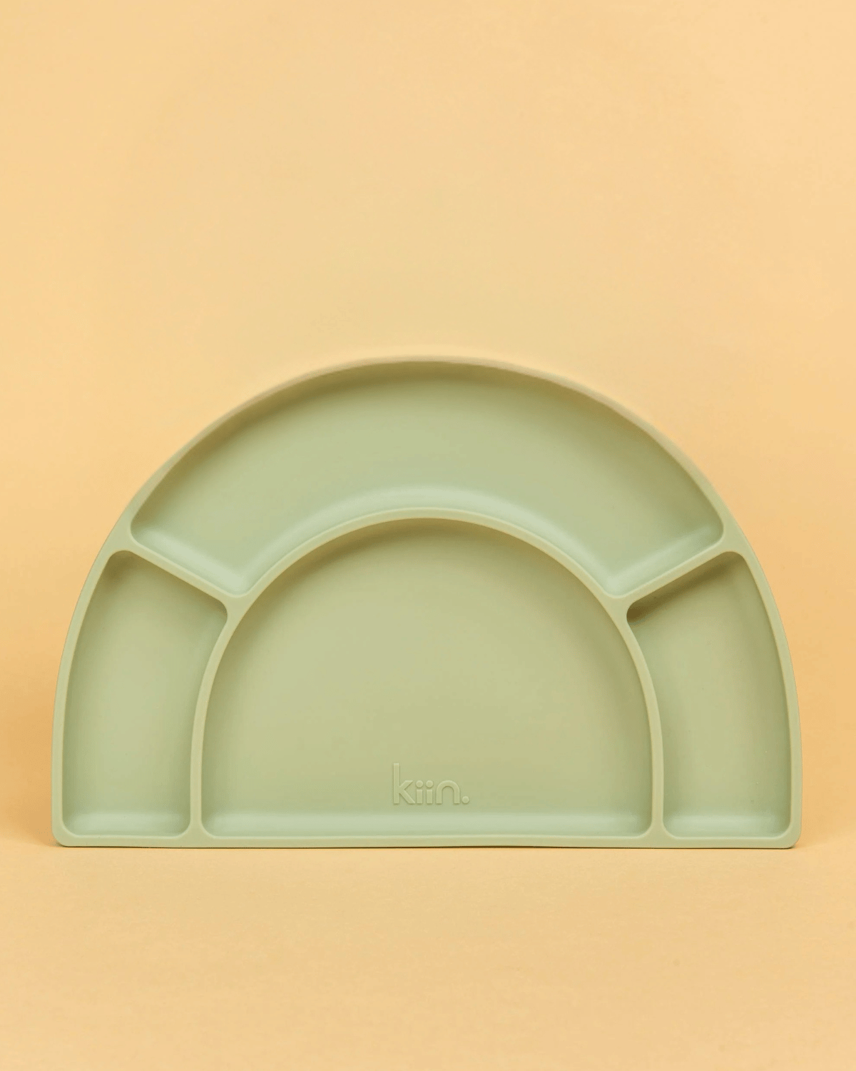 Suction Bottom Silicone Divided Plate - Sage by Kiin 