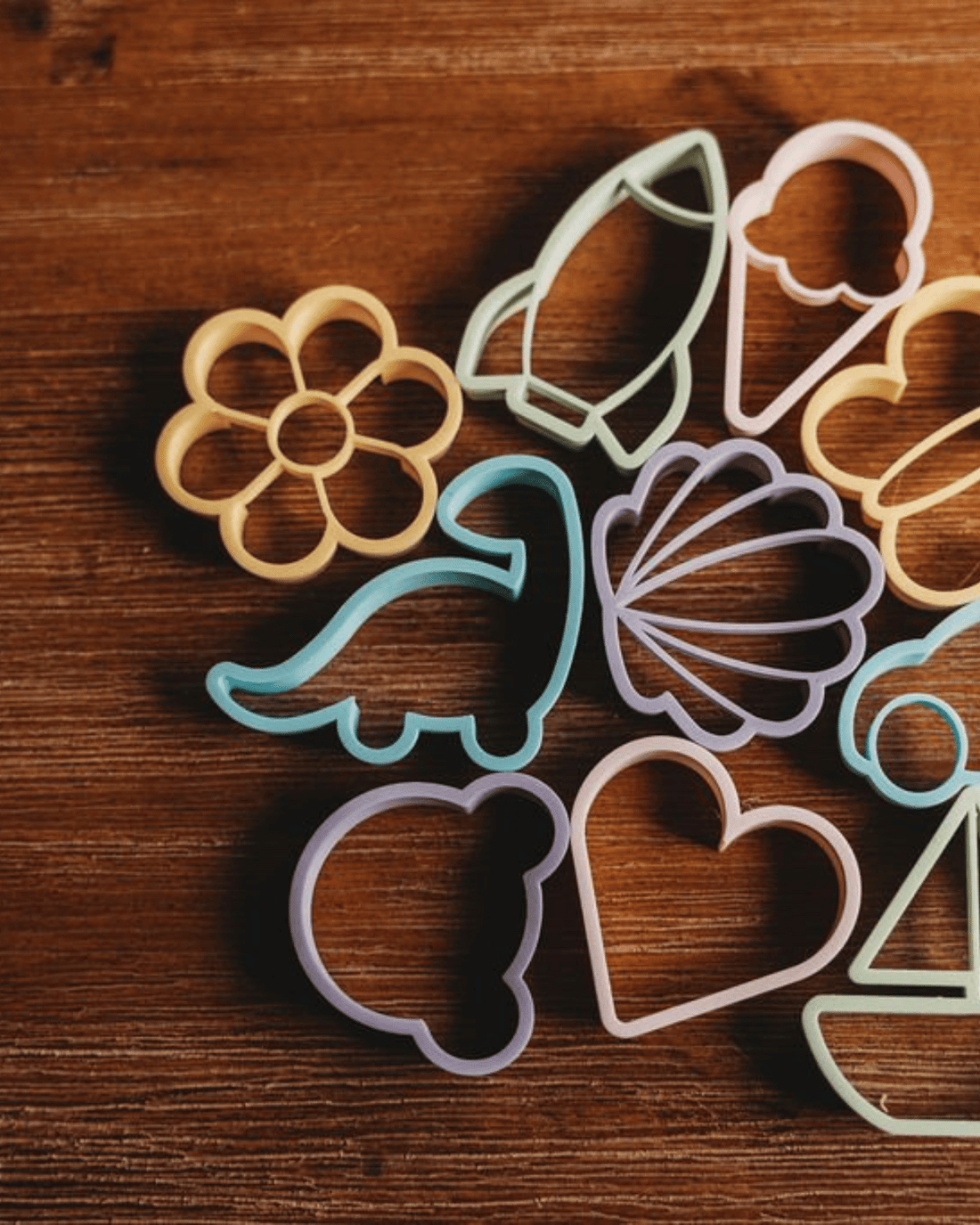 Playdough Colour Eco Cutter Set (set of 10) by Kinfolk Pantry&amp;nbsp;🧚🏻