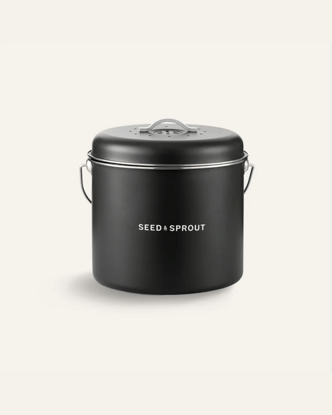 Seed & Sprout Kitchen Compost Bin - Liquorice 🌱