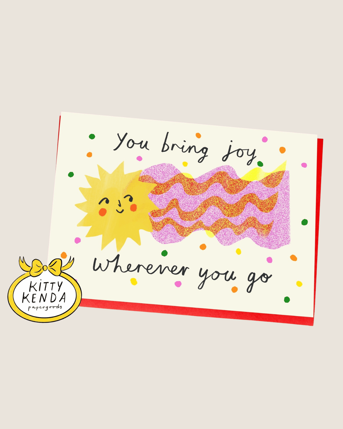 Greeting Card -  You Bring Joy Star