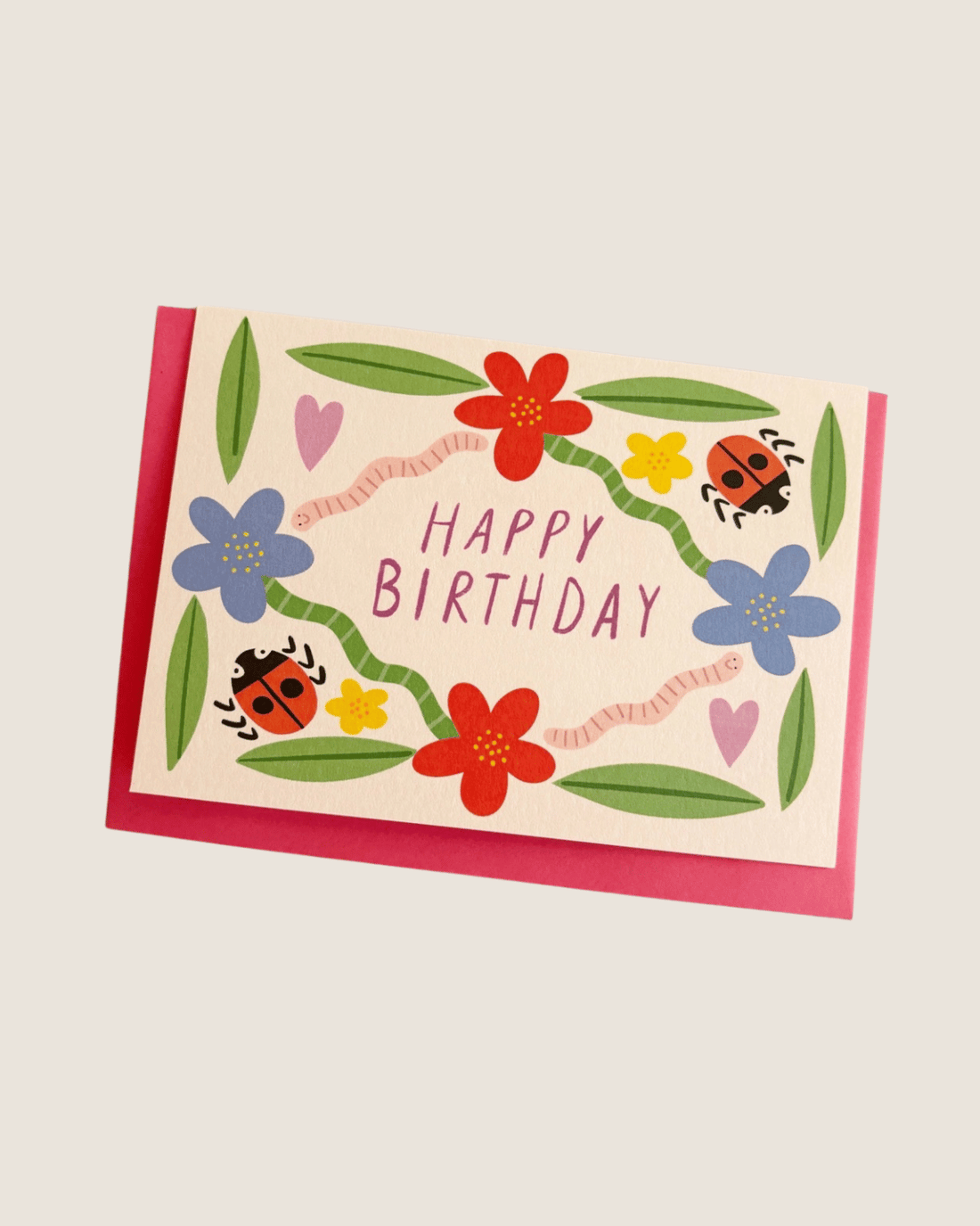 Birthday Card - Garden Print