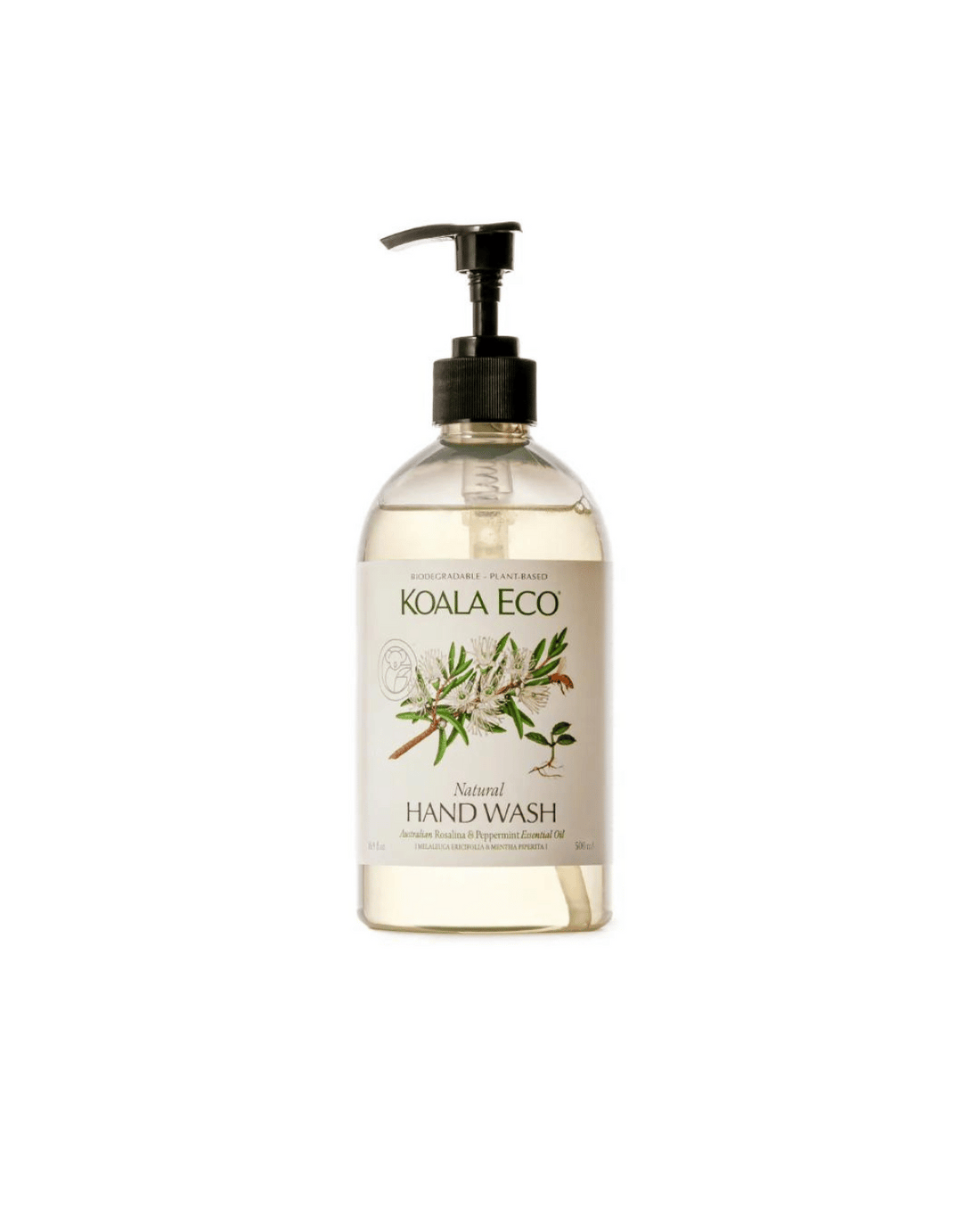 Natural Hand Wash by Koala Eco - Rosalina &amp; Peppermint (500ml)