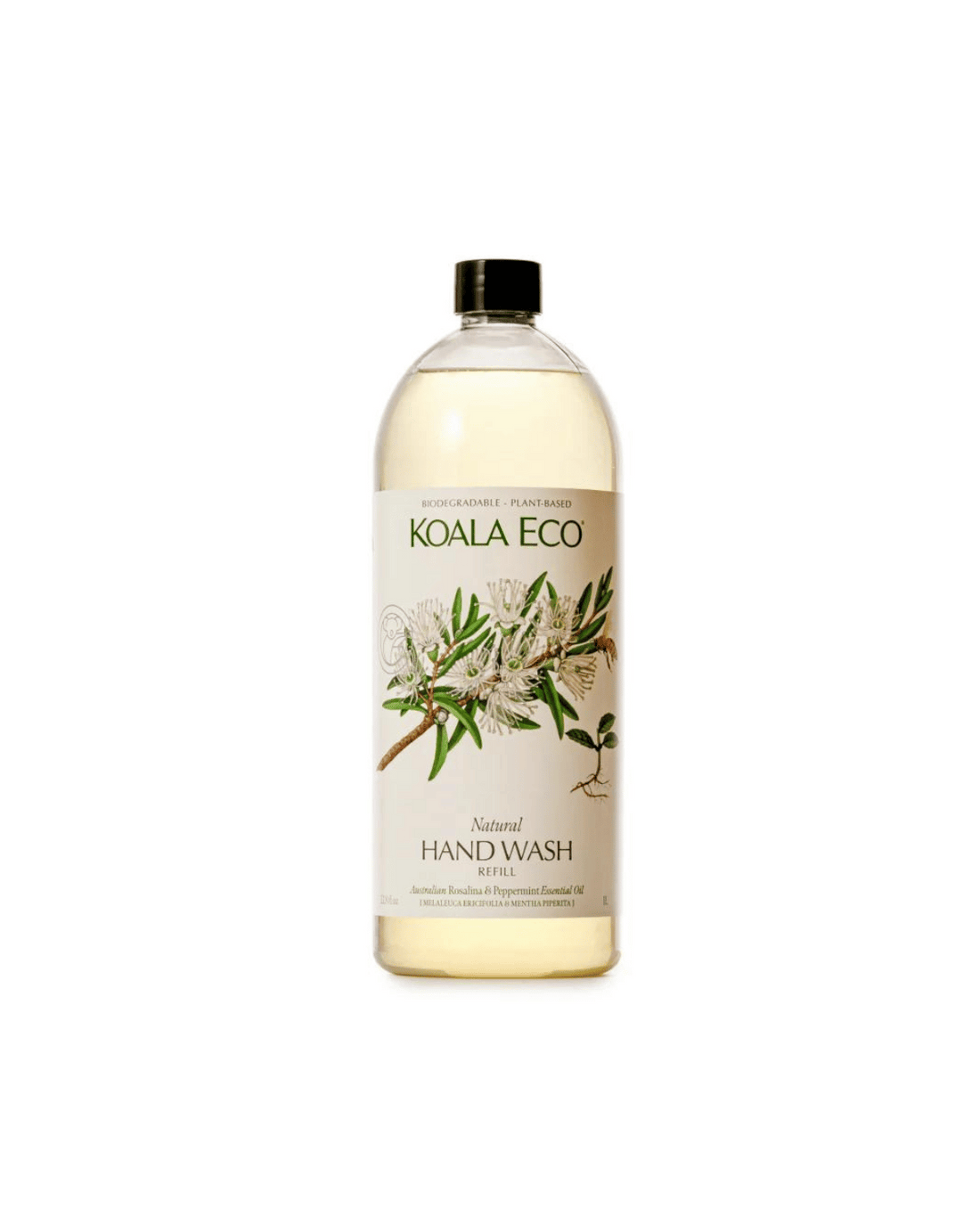 Natural Hand Wash by Koala Eco - Rosalina &amp; Peppermint (1L Refill)