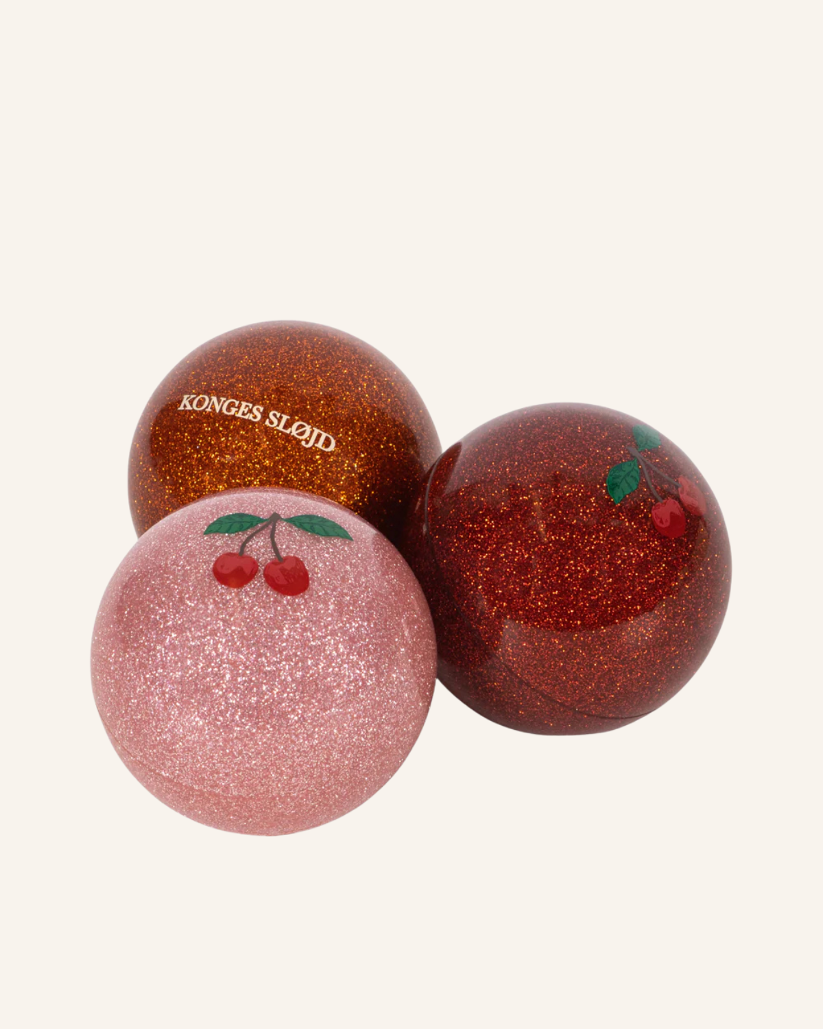 3 Pack Sparky Balls - Red by Konges Sløjd 